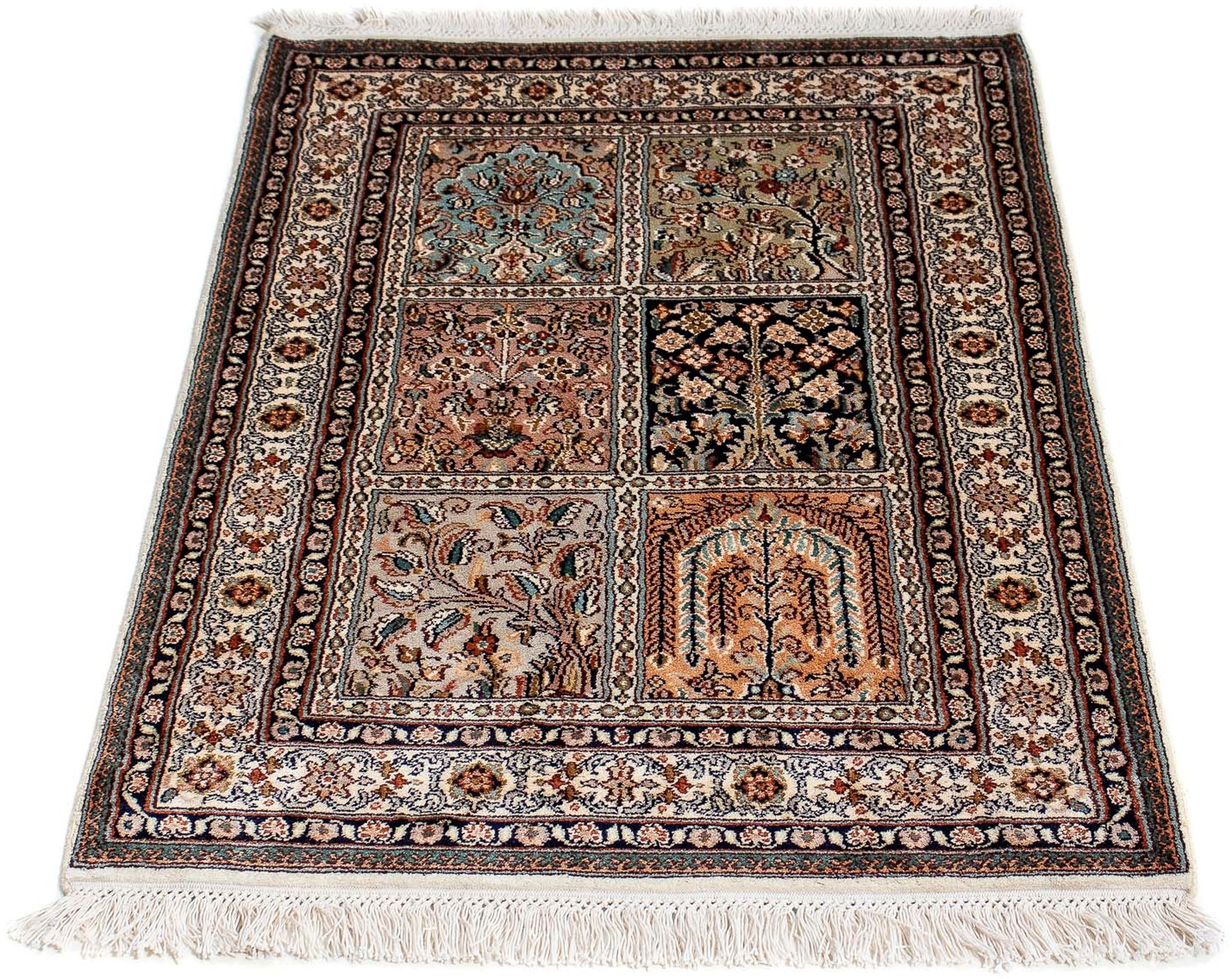 Image of morgenland Orientteppich »Perser - Classic - 94 x 61 cm - mehrfarbig«, rechteckig, 10 mm Höhe, Wohnzimmer, Handgeknüpft, Einzelstück mit Zertifikat bei Ackermann Versand Schweiz