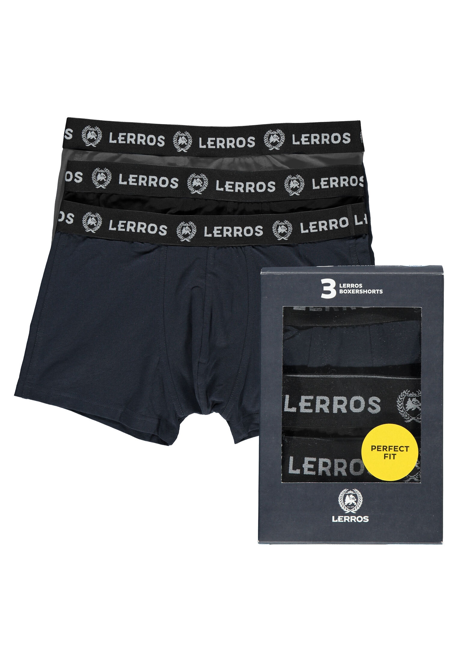 Image of LERROS Boxershorts "Boxershorts Multicolor 3er Pack"