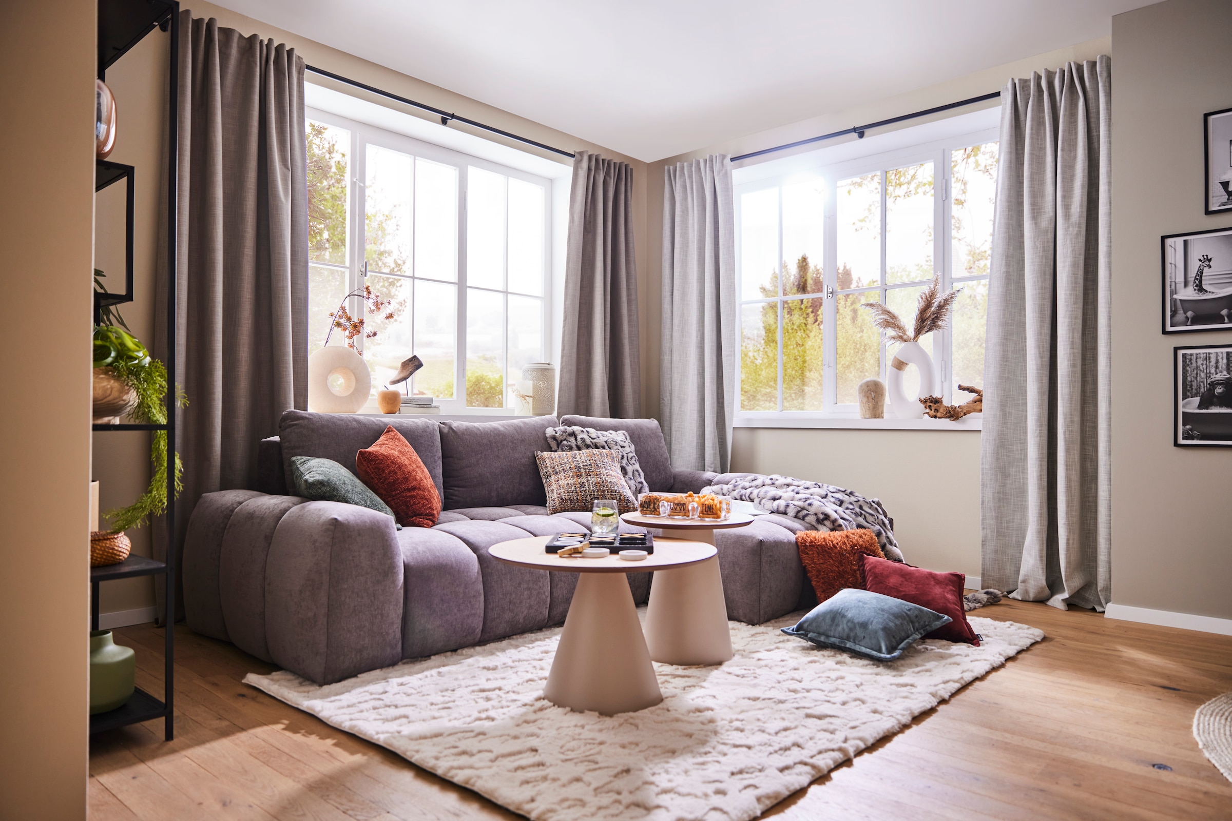 LeGer Home by Lena Gercke Verdunkelungsvorhang »Marusha«, (1 St.), Verdunkelnder Vorhang, blickdicht, Leinenoptik, verschiede Grössen