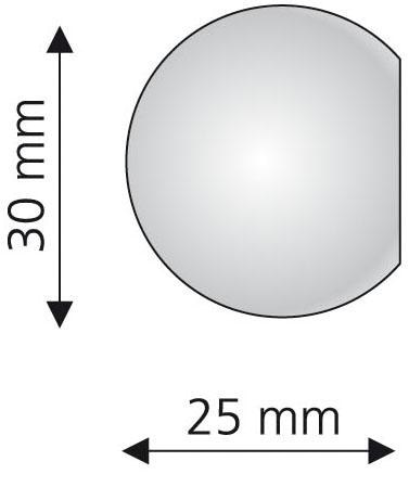 Liedeco Embout de tringle à rideaux »Ball« für Gardinenstangen Ø 16 mm