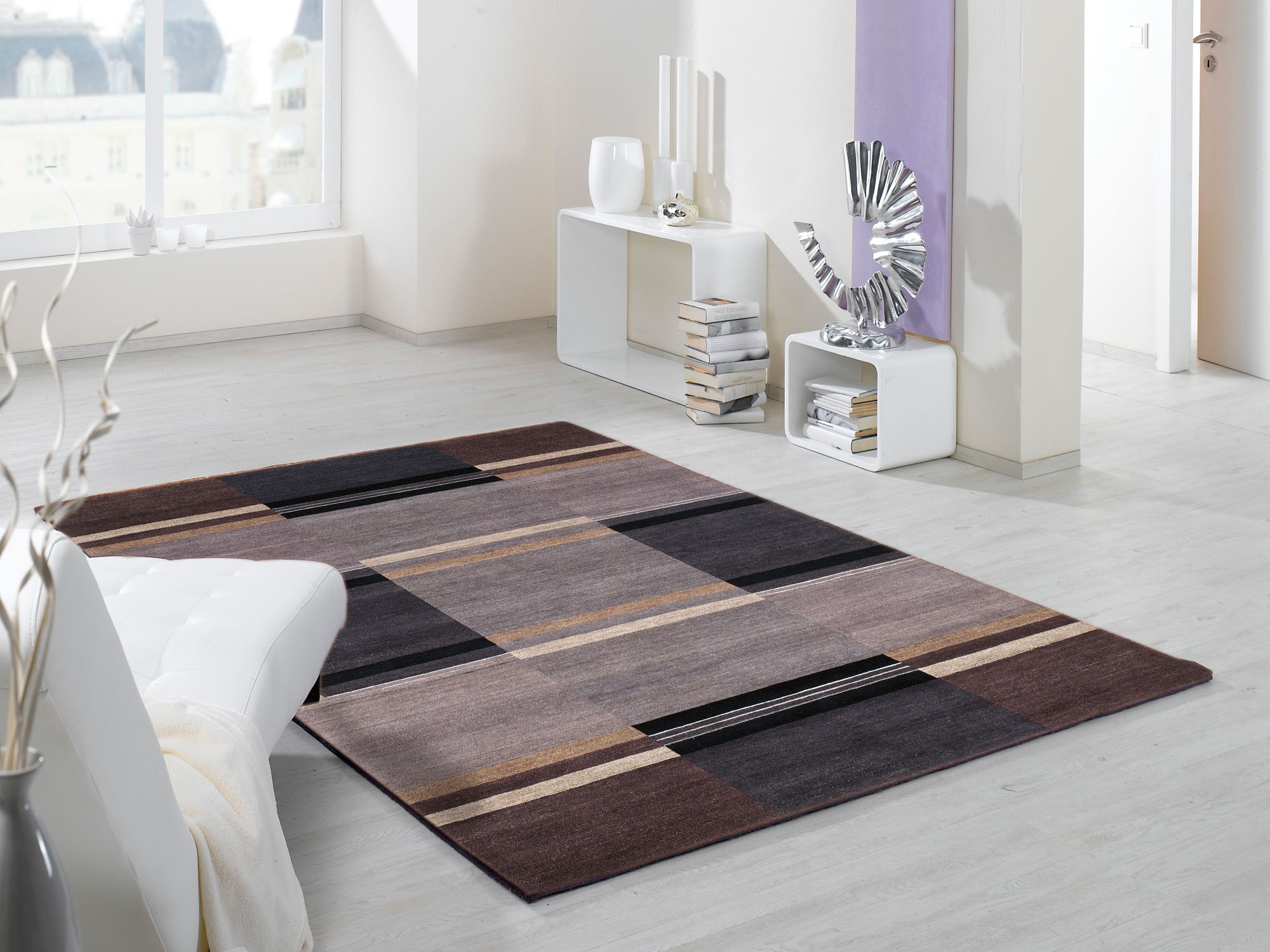 OCI DIE TEPPICHMARKE Wollteppich »Sensation Soya« rechteckig 6 mm Höhe handgeknüpft, Nepal, reine Wolle, Wohnzimmer