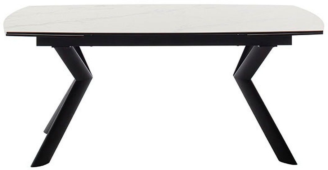 MCA furniture Esstisch »OSSANA Vierfusstisch 180-260 cm« Einzelstück,  Keramik,Metall,Stirnauszug,ausziehbar,Tischplatte 13 mm,8-10 Personen