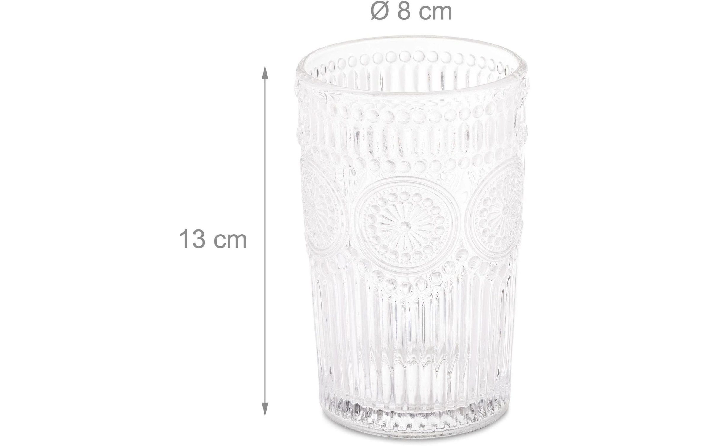 relaxdays Glas »4er Set, 400 ml«