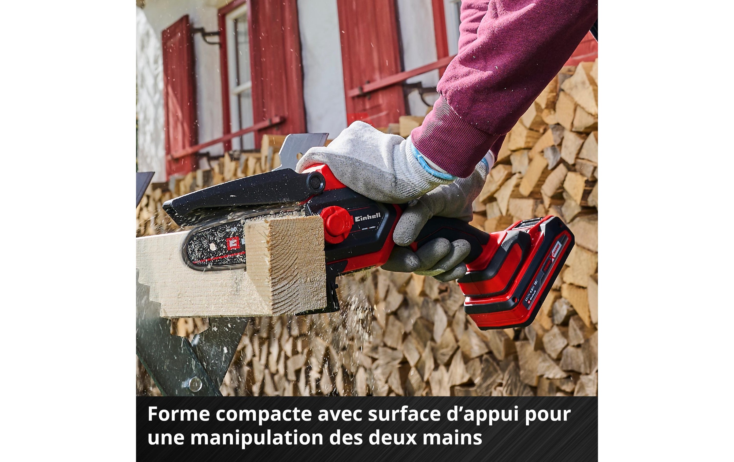 Einhell Akku-Kettensäge »Einhell GE-PS 18/15 Li 12.5 cm Schnittlänge, Holster Kit«