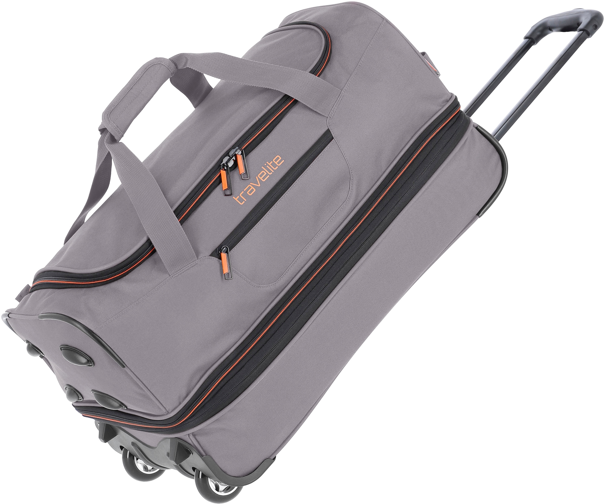 travelite Reisetasche »BASICS, verschiedene Grössen und Farben« Duffle Bag Reisegepäck Sporttasche Reisebag mit Trolleyfunktion