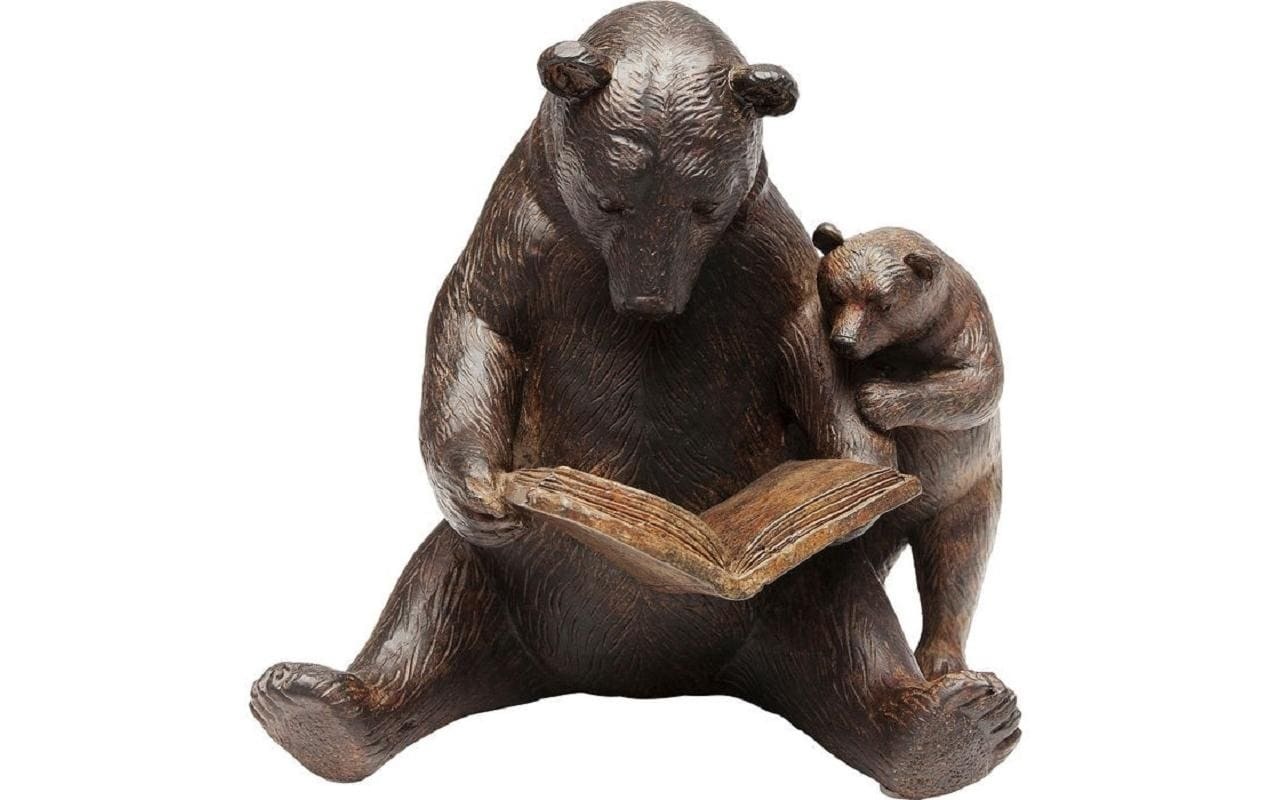 Image of Kare Design Dekofigur "Reading Bears, Polyresin"