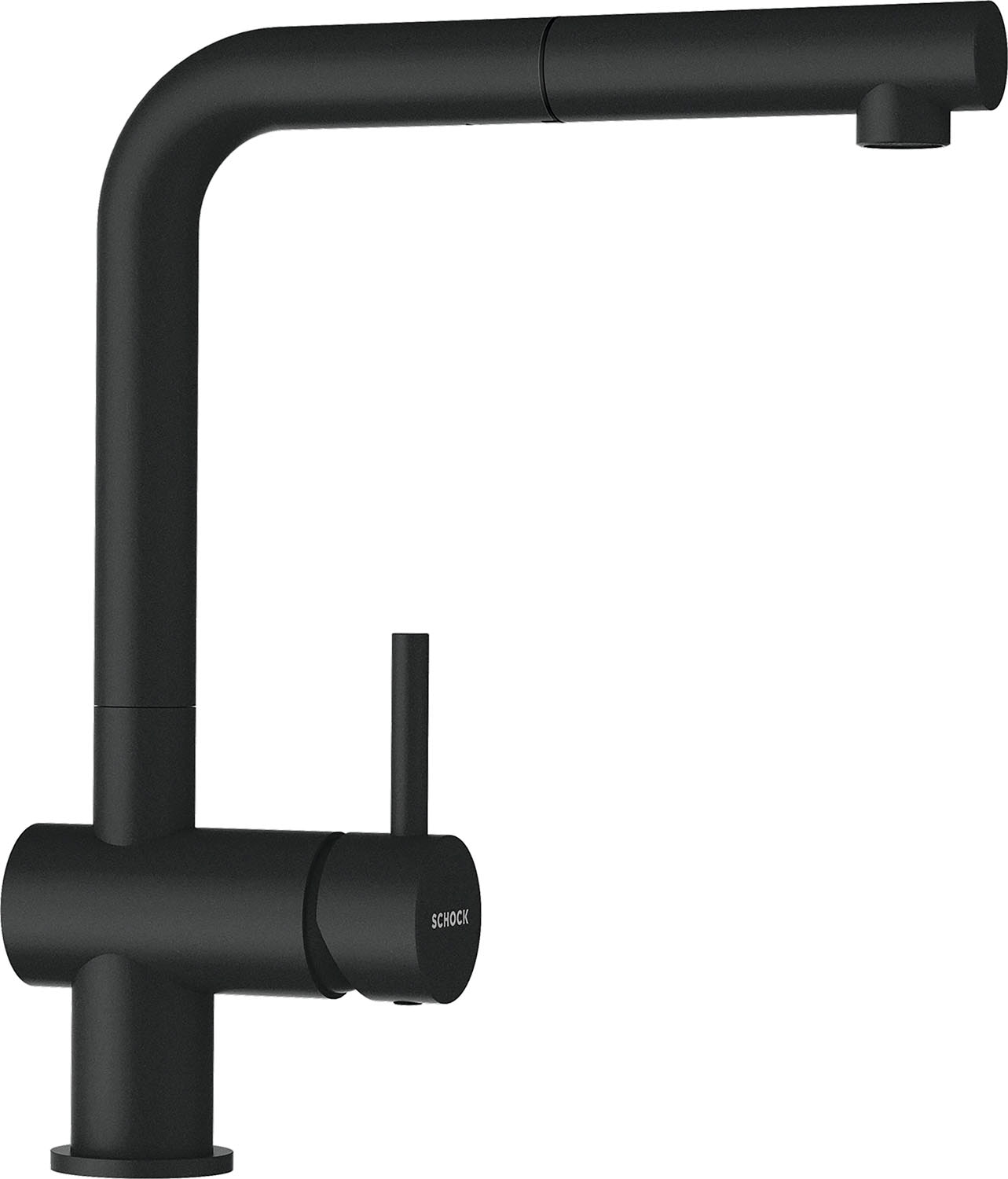 Image of Schock Küchenarmatur "EPOS SB" ausziehbar, Rückflussverhinderer,Wasserspar-Perlator, Schwenkber. 180