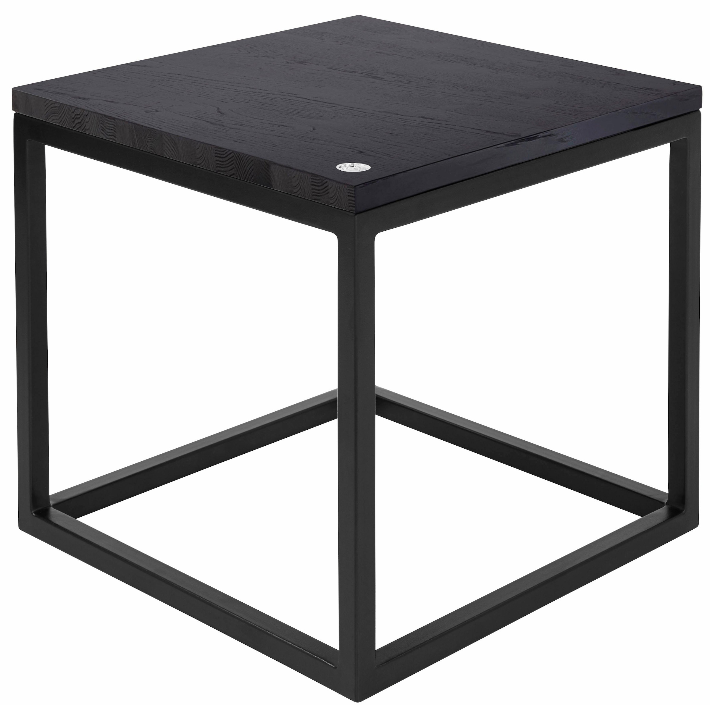 Home affaire Couchtisch »Voorst« aus massiver Eiche und Metallgestell