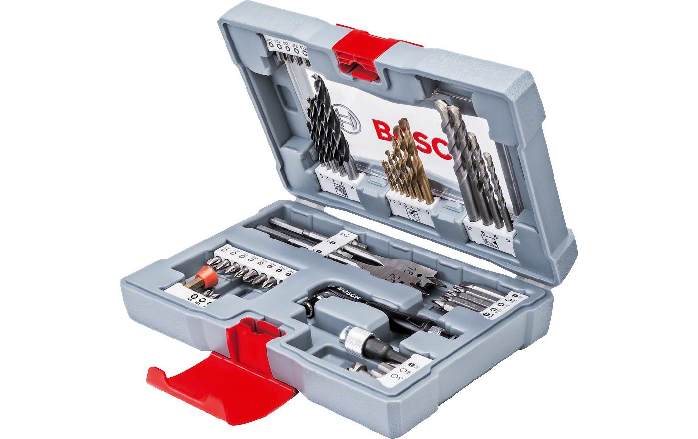 BOSCH X-Line«, sur tlg.) »Premium Trouver Bit-Set (49 und Bohrer-