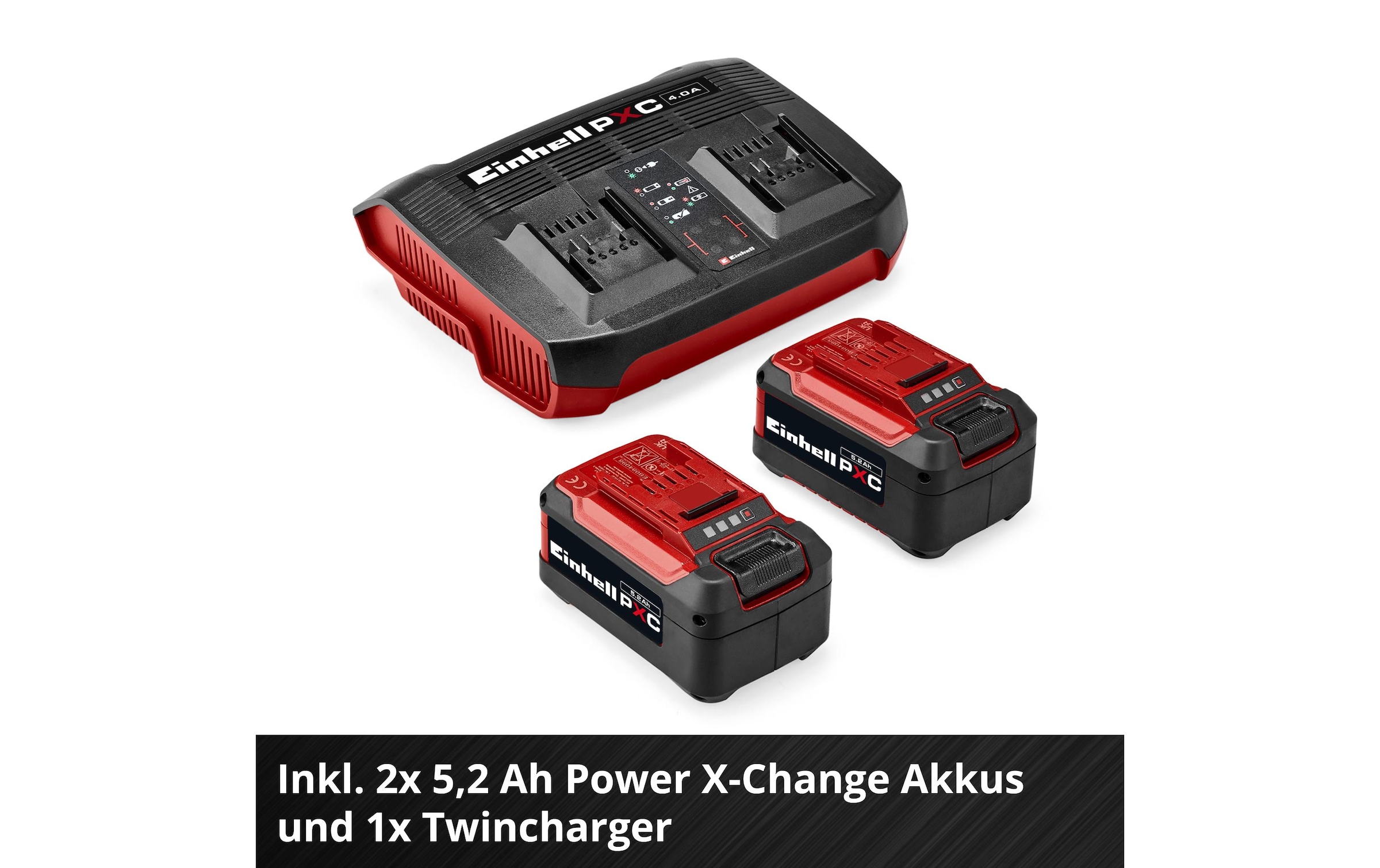 Einhell Akkurasenmäher »GC-CM 36/51 S Li BL (2x5,2Ah)« Inkl. 2x 5,2Ah Akku