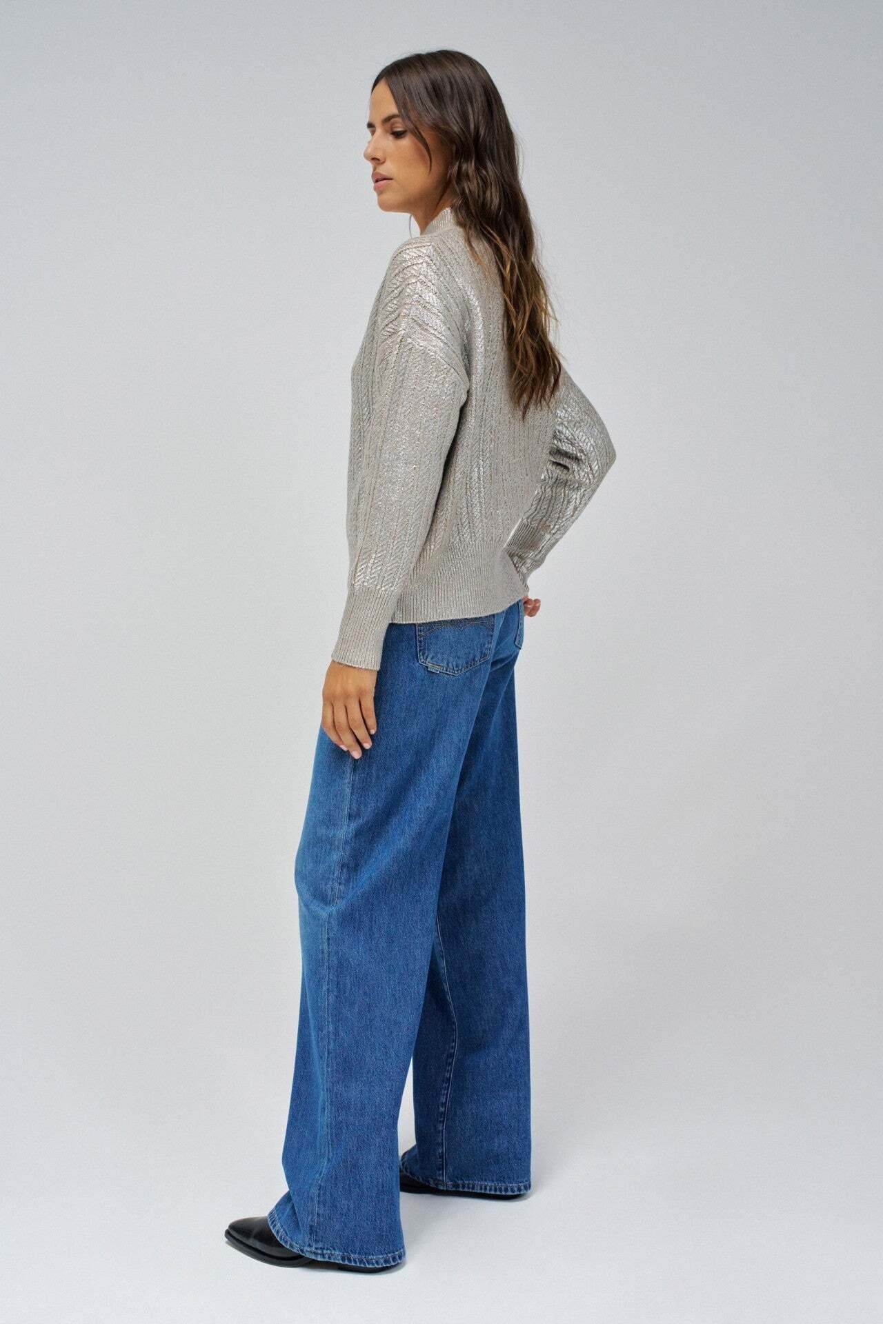 Salsa Strickpullover »Salsa Jeans Sweatshirt Shimmer Sweater«