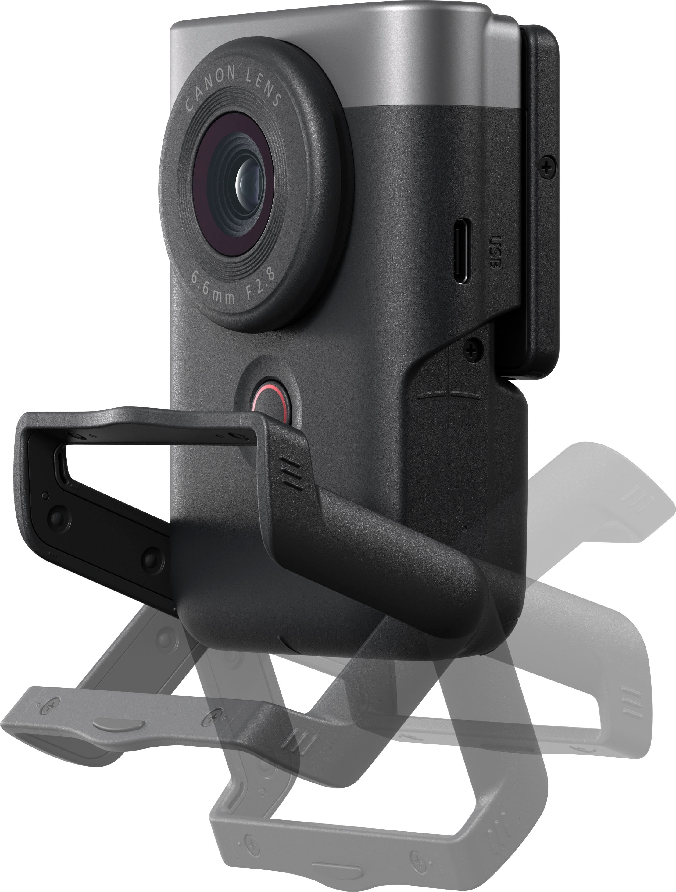 Canon Caméscope »PowerShot V10 Silber Vlogging-Kit« 4K Ultra HD
