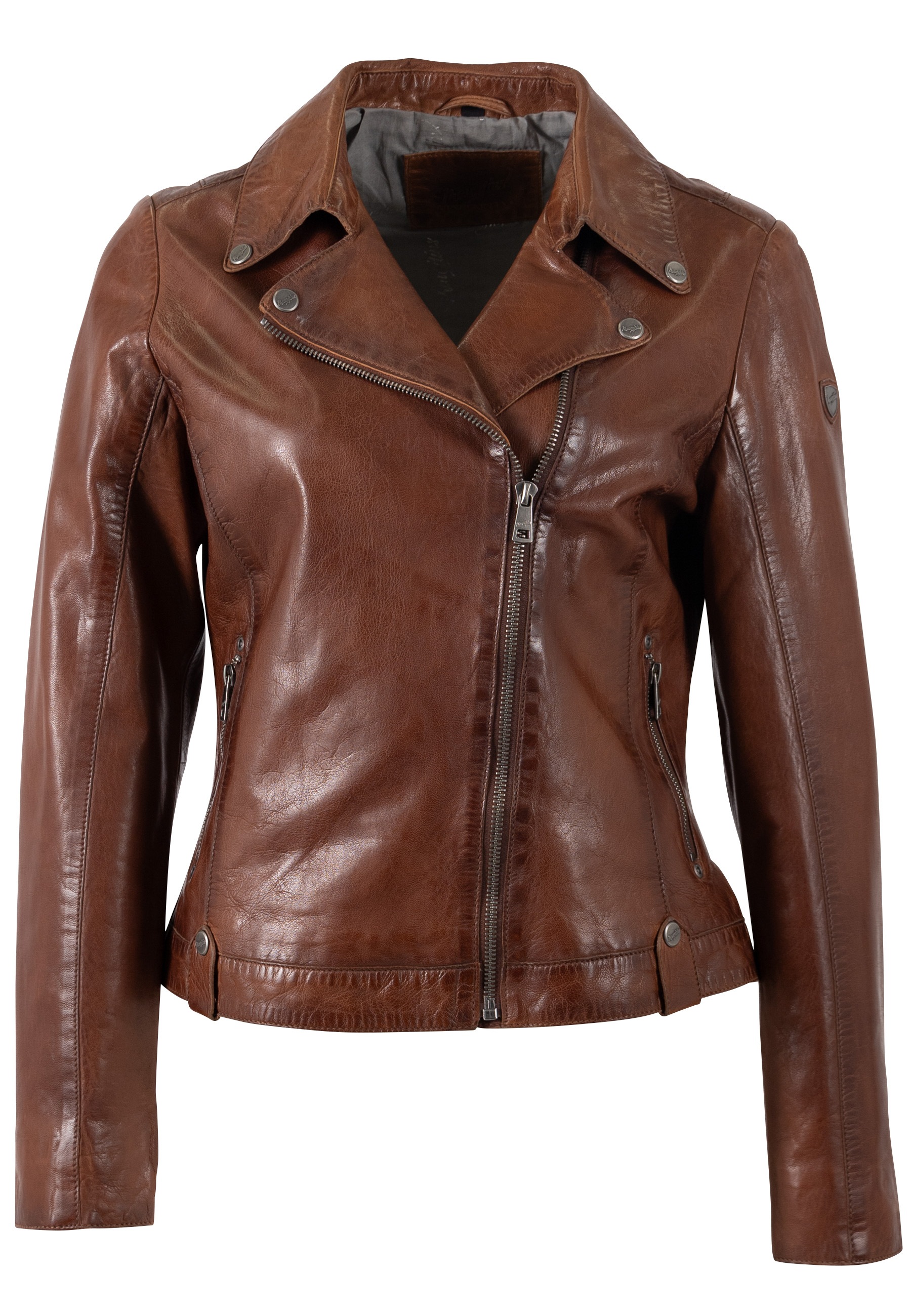 Mauritius Veste en cuir »MWFarah« mit Reverskragen