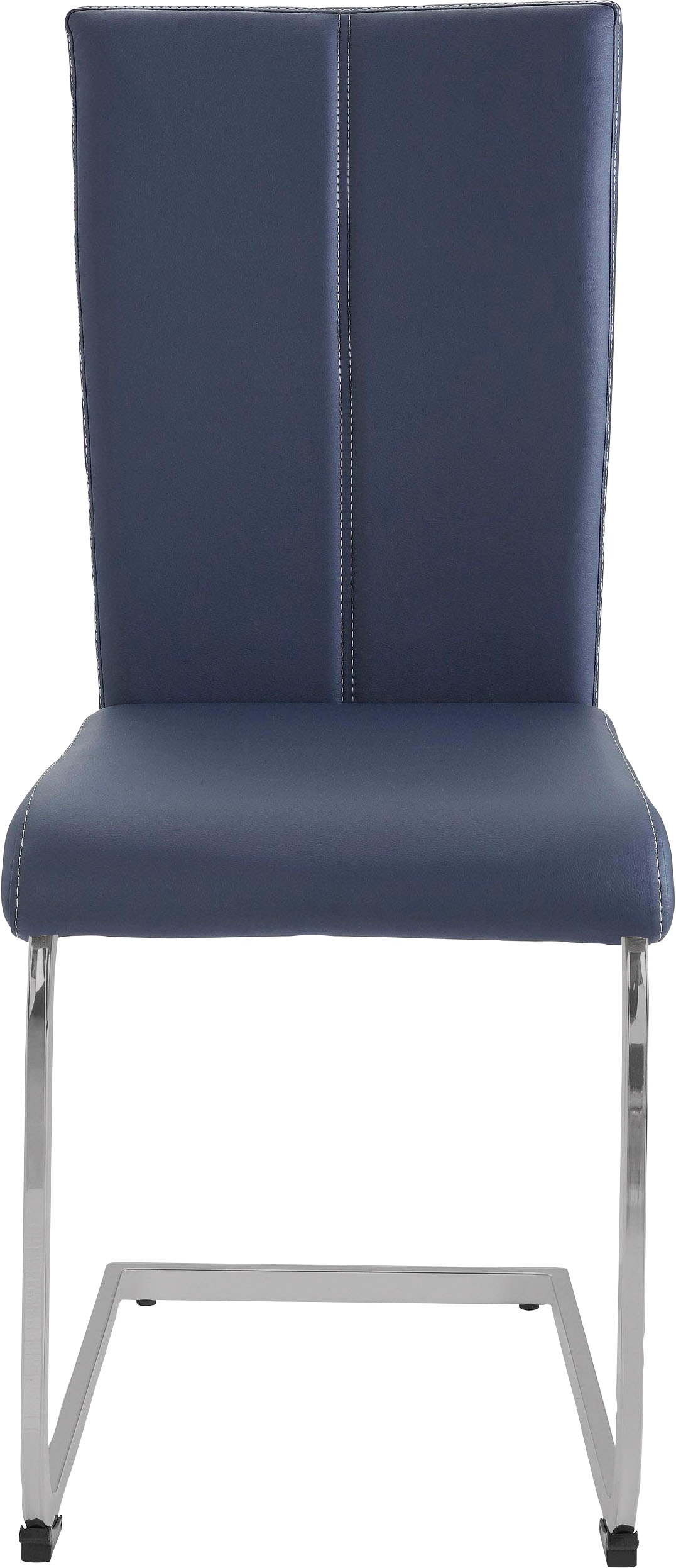 Home affaire Chaise cantilever »Nils« (Ensemble) 2 cuisChaise supportant jusqu’à 120 kg, structure métal aspect chrome ou noir