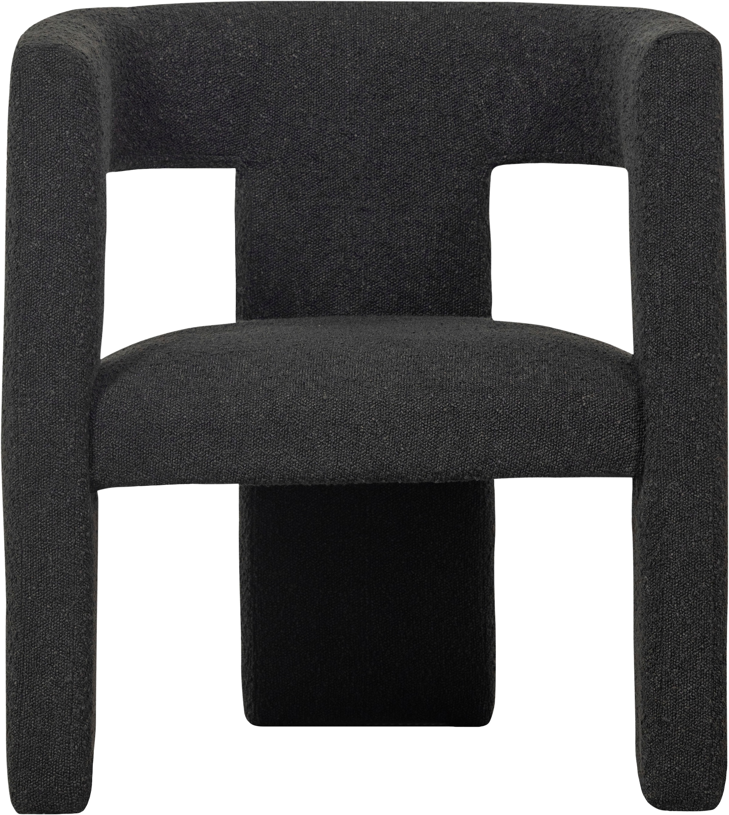 WOOOD Polsterstuhl »Tiwa mit Bouclé-Bezug und Holzgestell B 63 x T 62 x H 71 cm« () Maximale Verschleissfestigkeit, Tragkraft 100 kg, montiert geliefert
