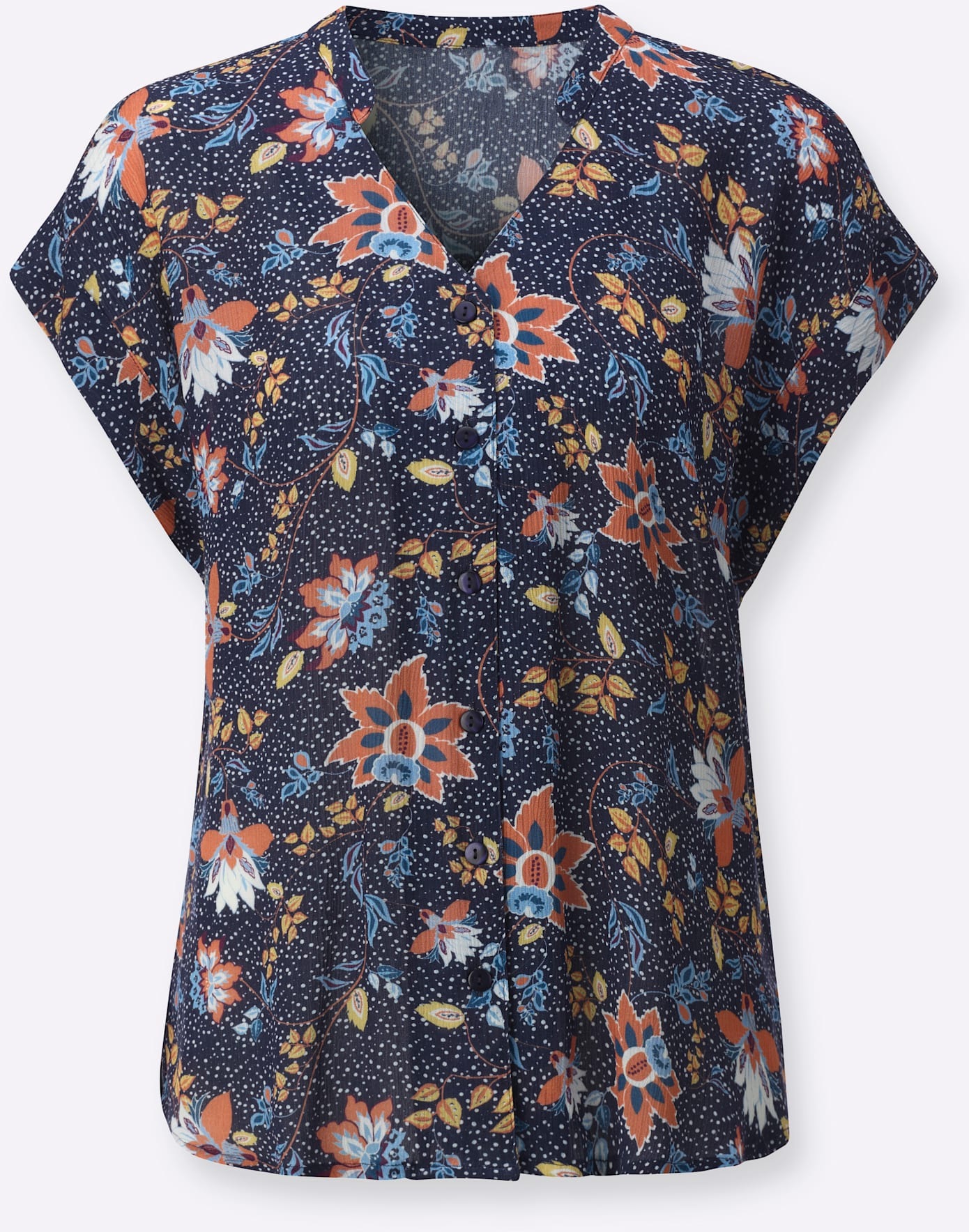 Classic Basics Druckbluse
