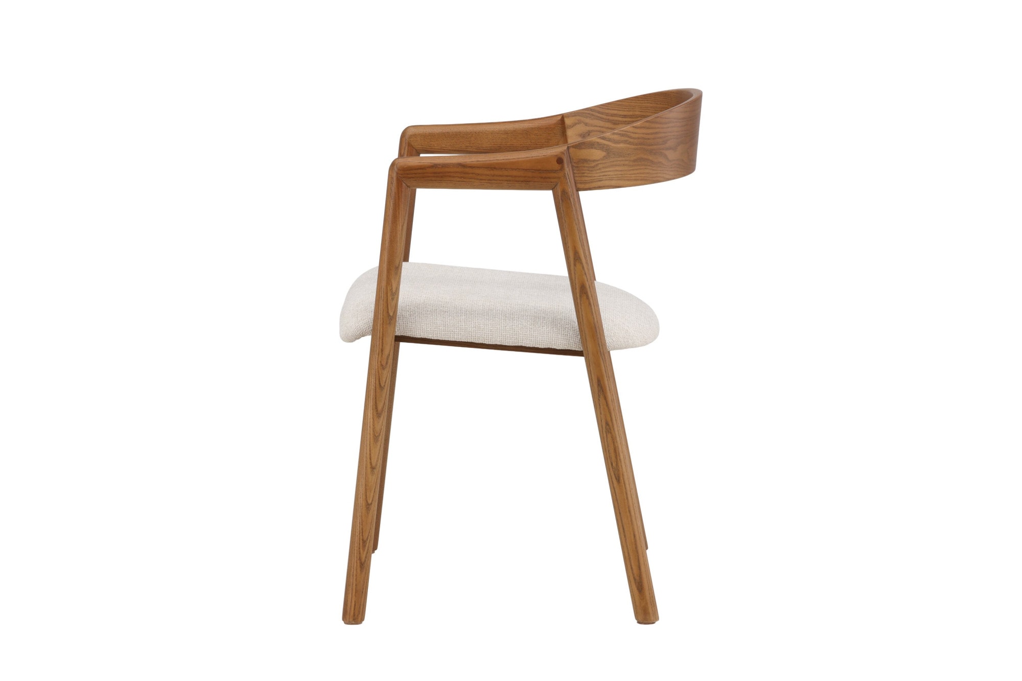 Venture Home Chaise de salle à manger »Långön, 2er-Set Esszimmerstühle aus Eschenholz, belastbar bis 150 kg« () Polsterstuhl, Stoffbezug, Eschenholzbeine, gepolsterter Sitz, modern