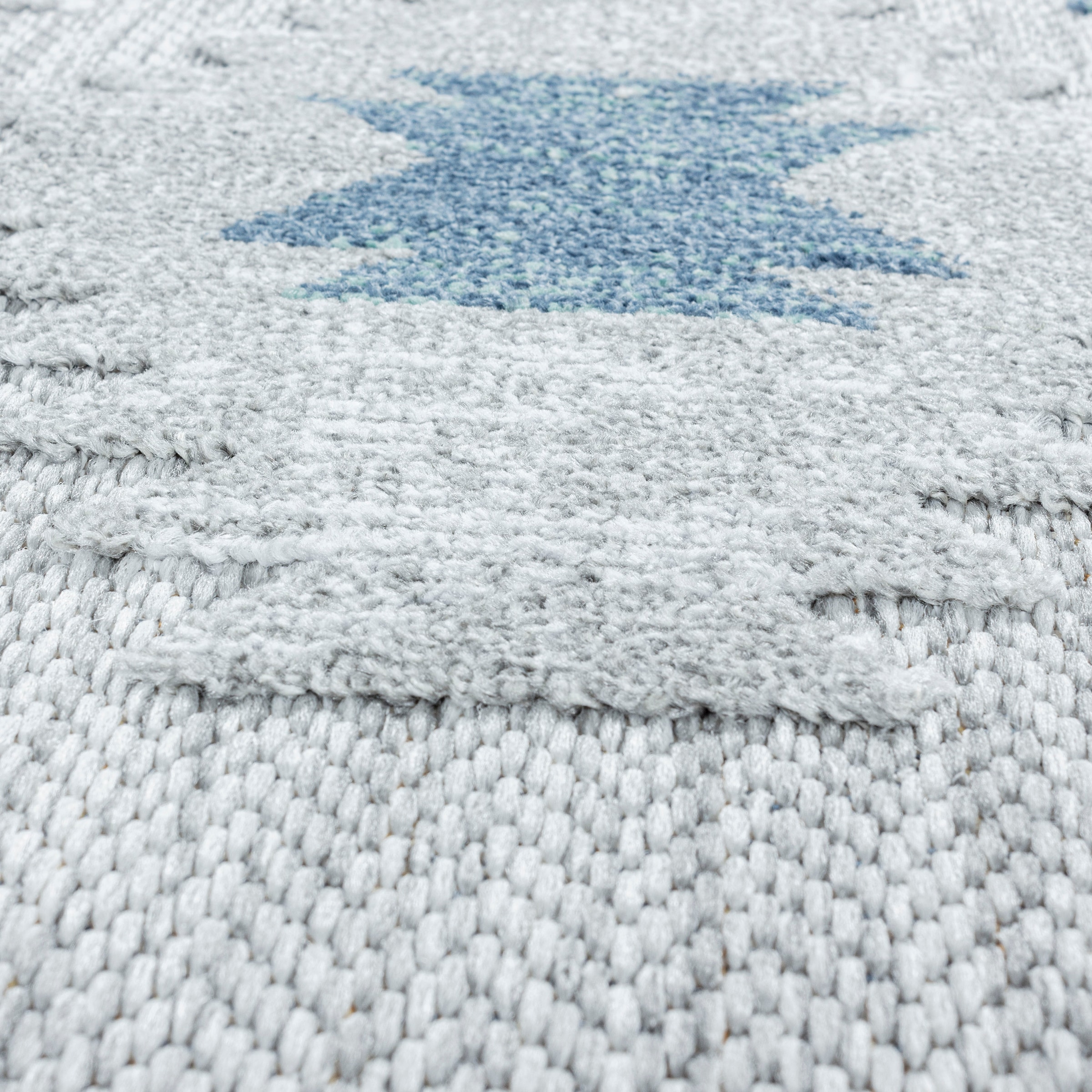 Ayyildiz Teppiche Teppich »BAHAMA 5153« rechteckig 8 mm Höhe Läufer, Flachflor mit Hoch-Tief-Struktur, In-und Outdoor geeignet