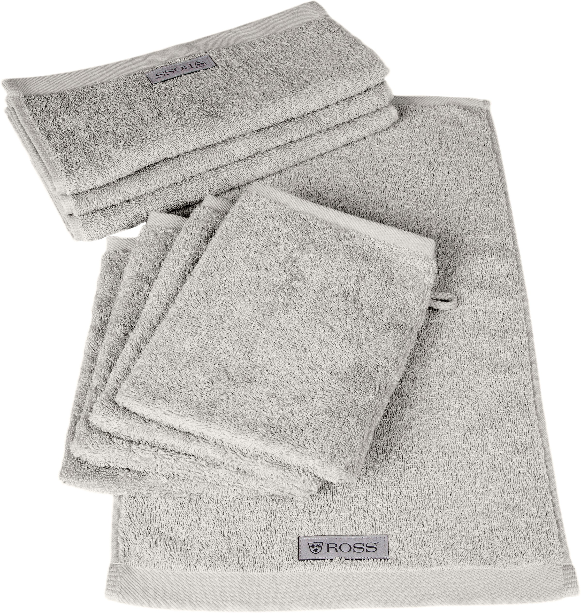 ROSS Handtuch Set »Sinfonie« Set beinhaltet Gästetücher und Waschhandschuhe