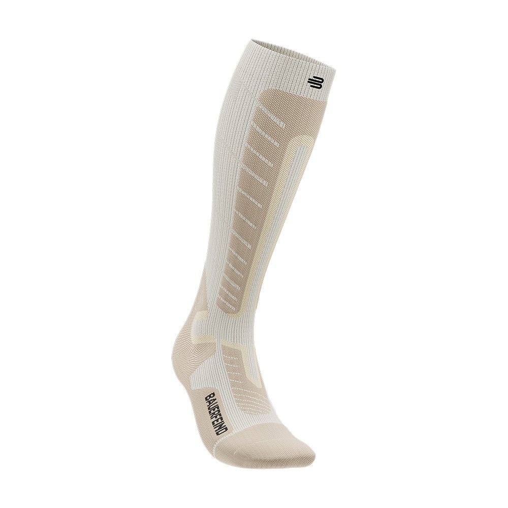 Bauerfeind Sportsocken »SKI ALPINE COMPRESSION SOCKS« für Alpinski und Snowboard, mit ausgesparten Polsterzonen