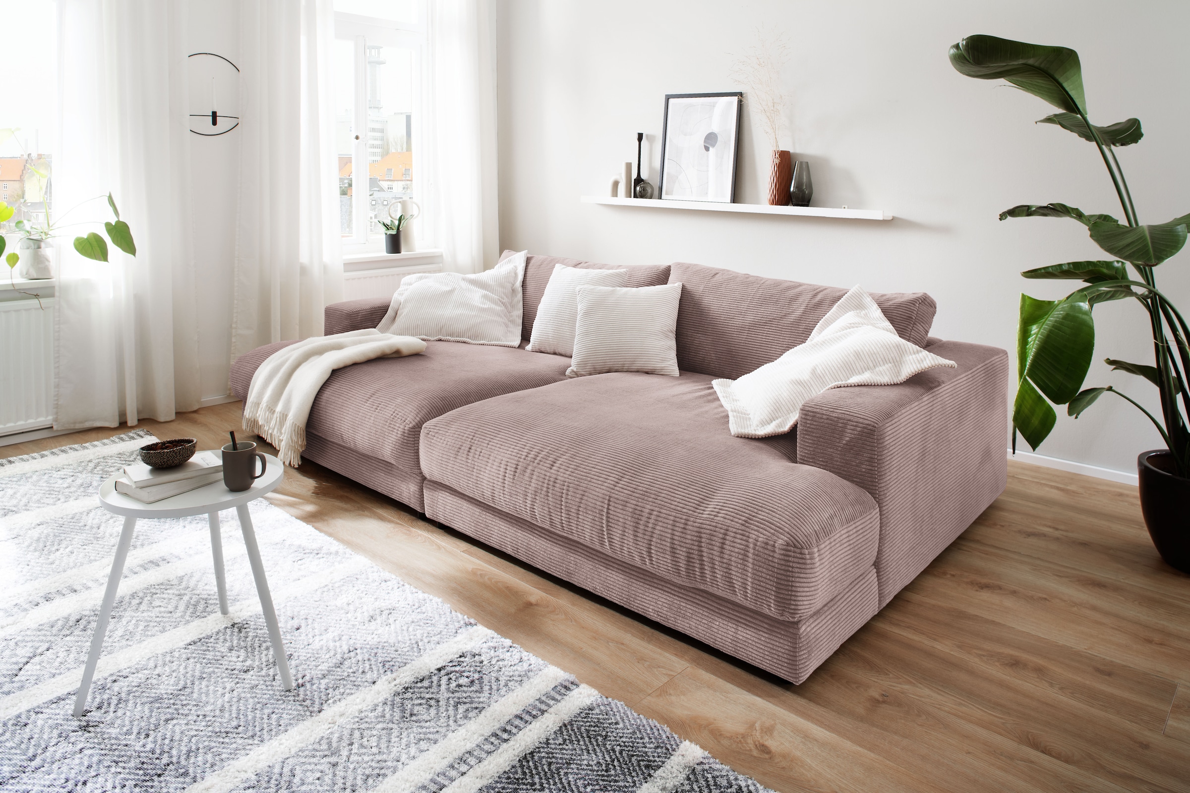 Home affaire Canapé de salon »Enisa, B/T/H: 290/170/85 cm« Mobilier lounge intemporel et stylé, méga canapé, grand canapé XXL
