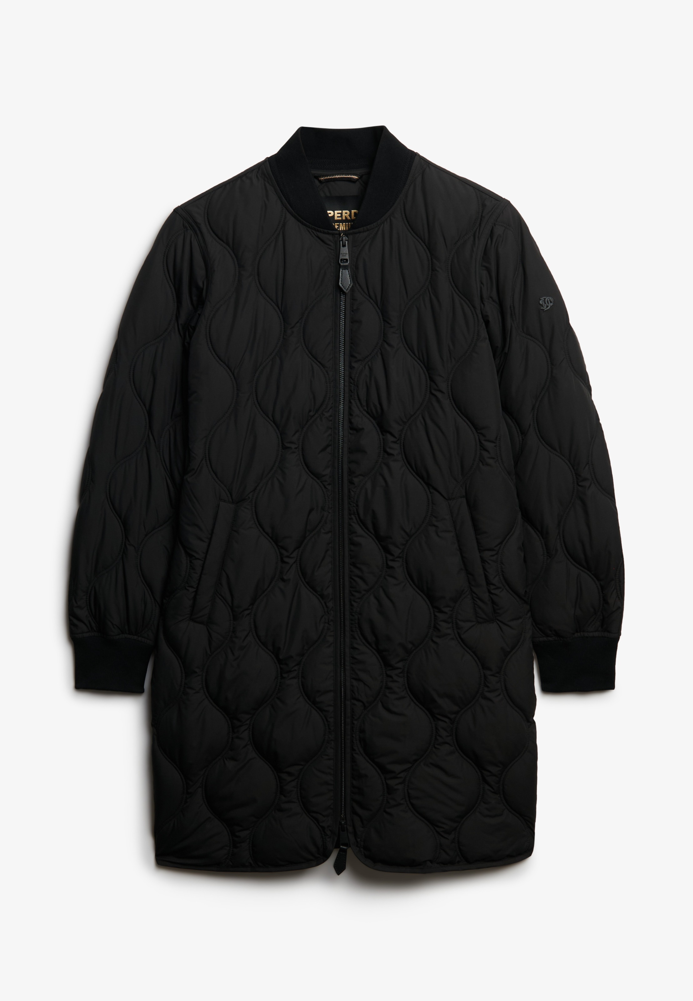 Superdry Steppjacke »LONG QUILTED LINER JACKET«, ohne Kapuze