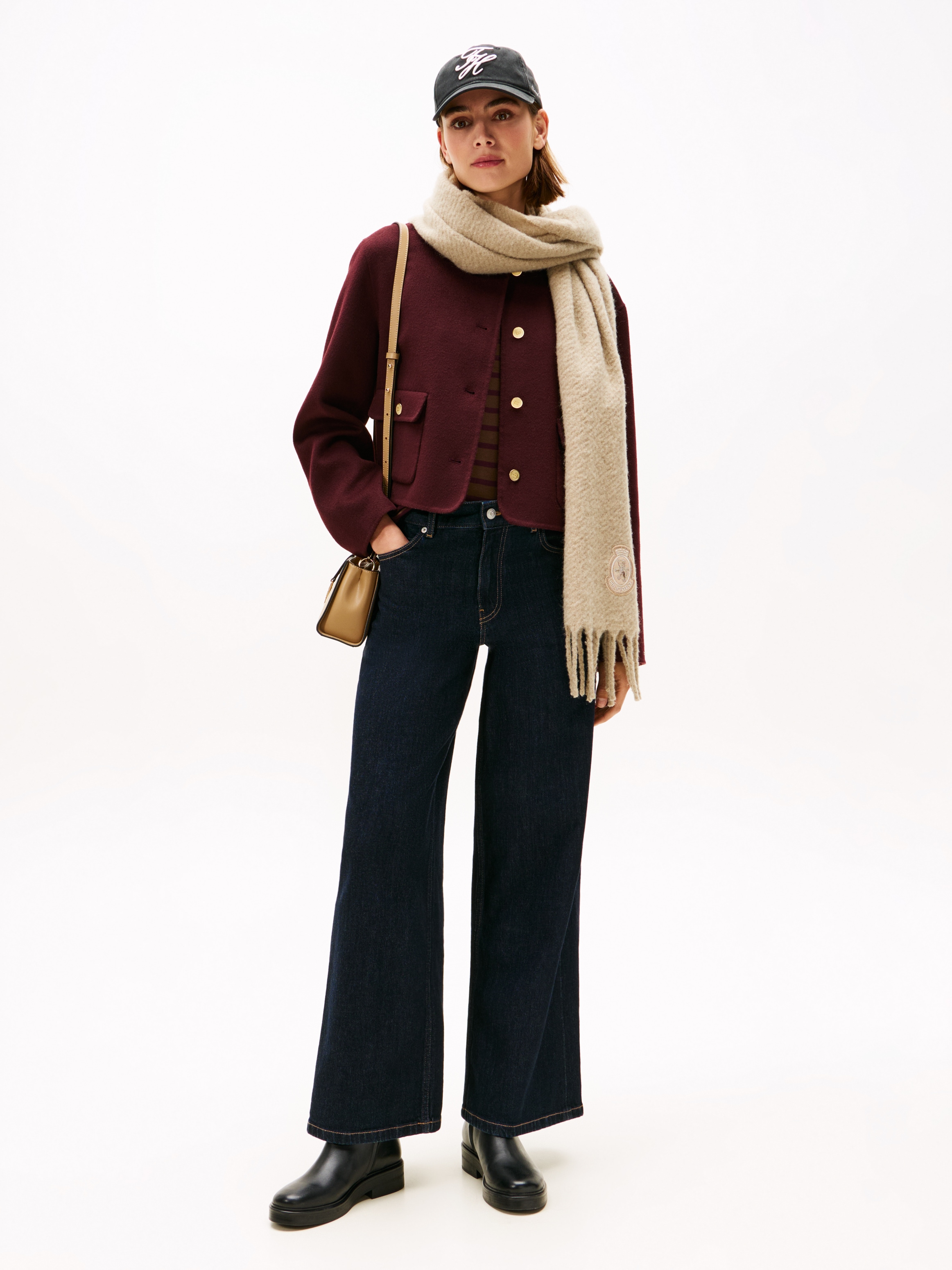 Tommy Hilfiger Jeans taille haute »DNM RINSE 70's WIDE LEG HW«