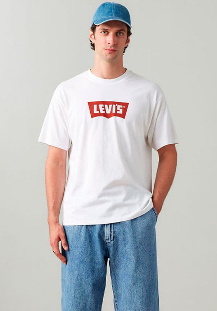 Image of Levis T-Shirt "VINTAGE BW GRAPHIC TEE" aus Baumwolle, mit Logo