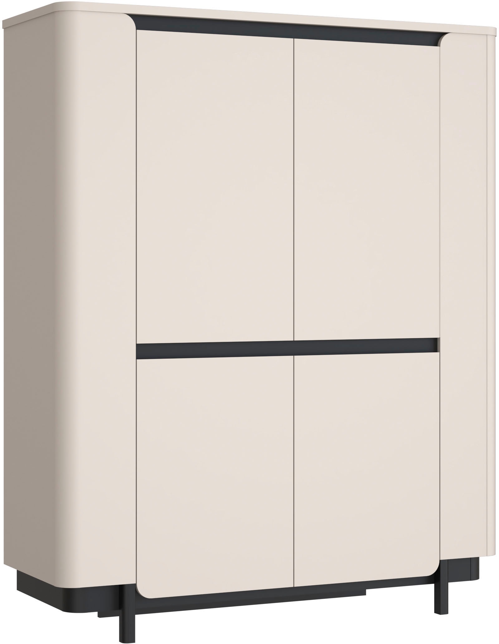 FORTE »Vodol« Highboard, Soft Close, ABS Kanten