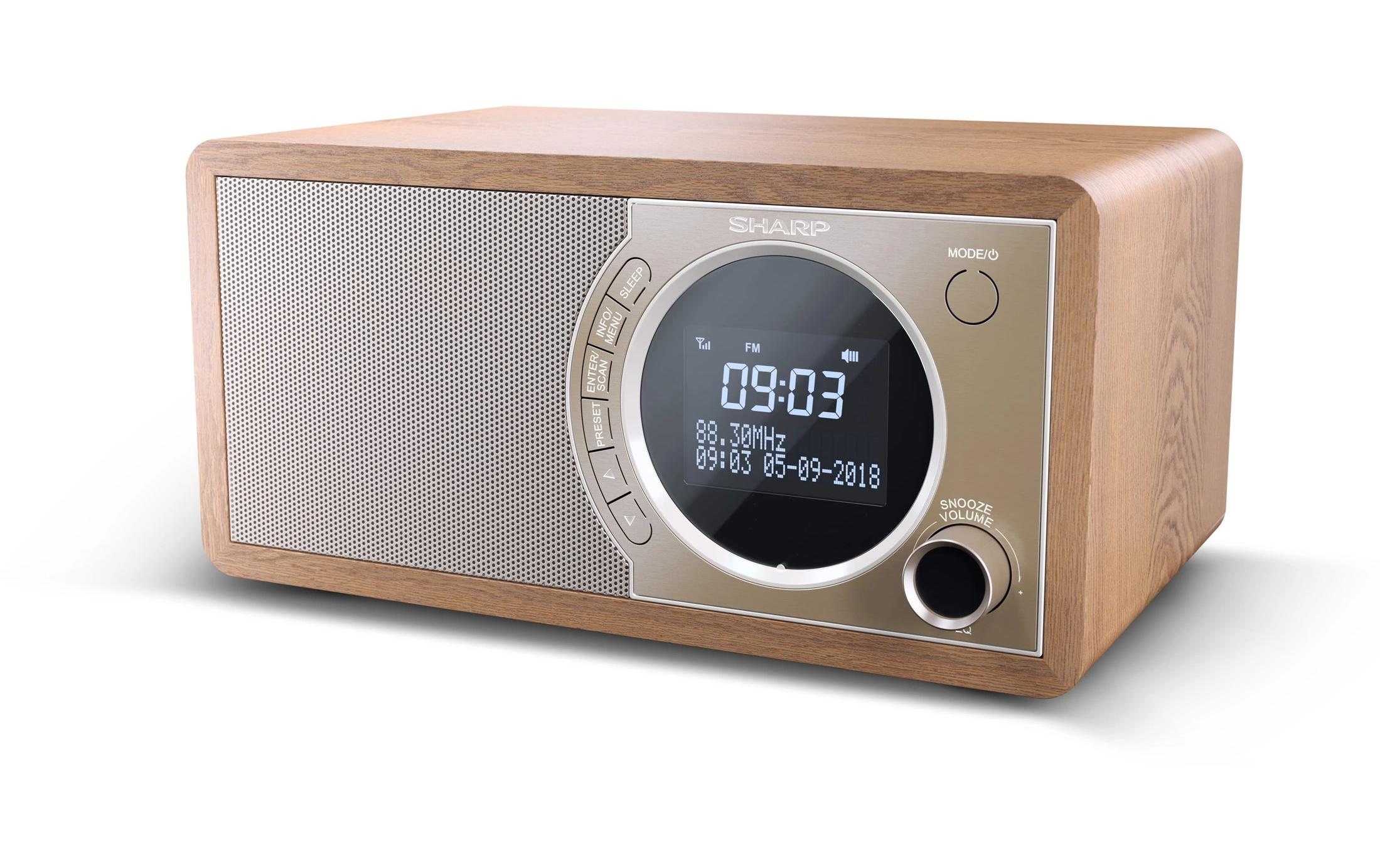 Sharp Digitalradio (DAB+) »DR-450 DAB+/FM Radio«, (Bluetooth Digitalradio (DAB+)-FM-Tuner)