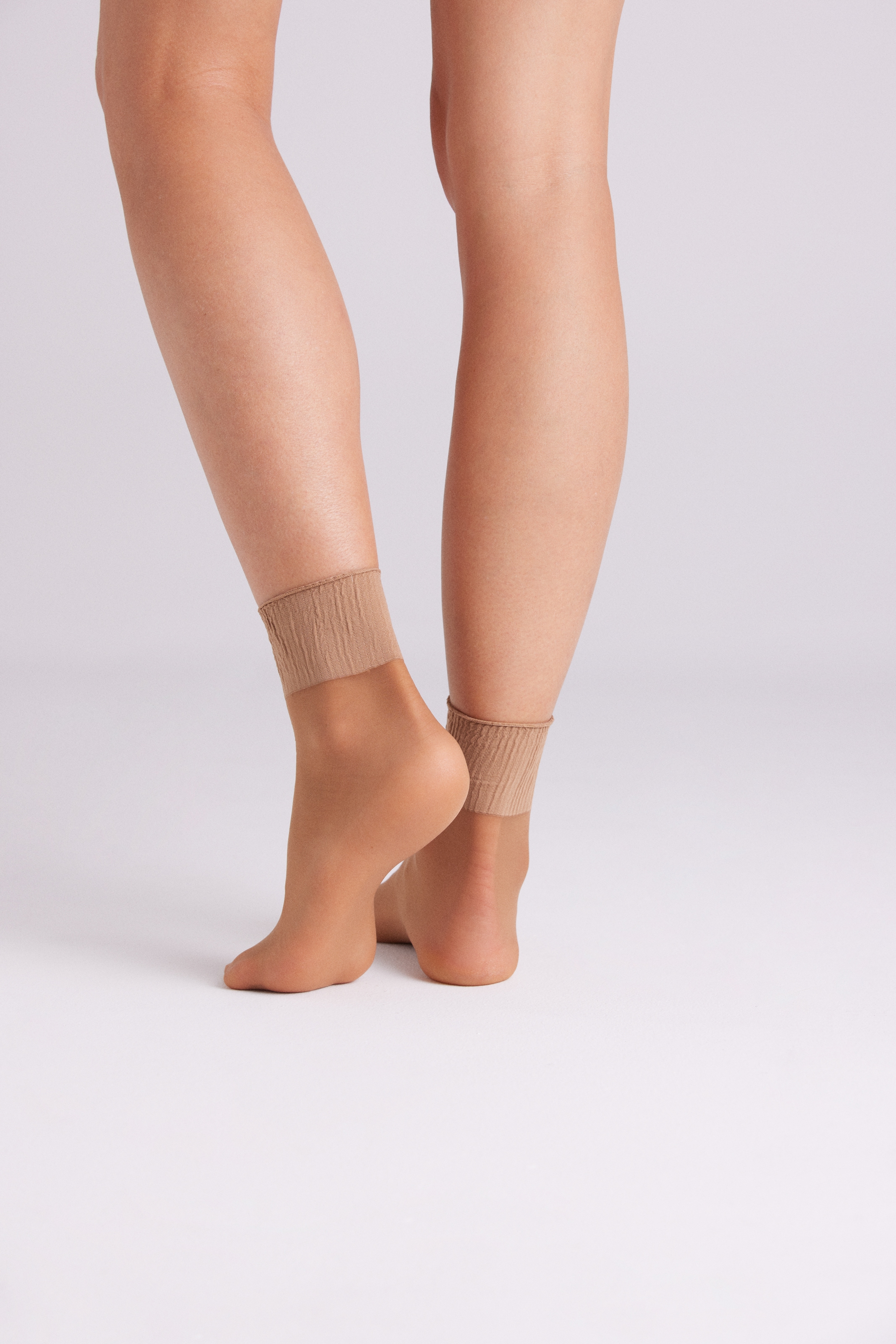 YSABEL MORA Chaussettes fines 6 paires,  Bord-côte élastique