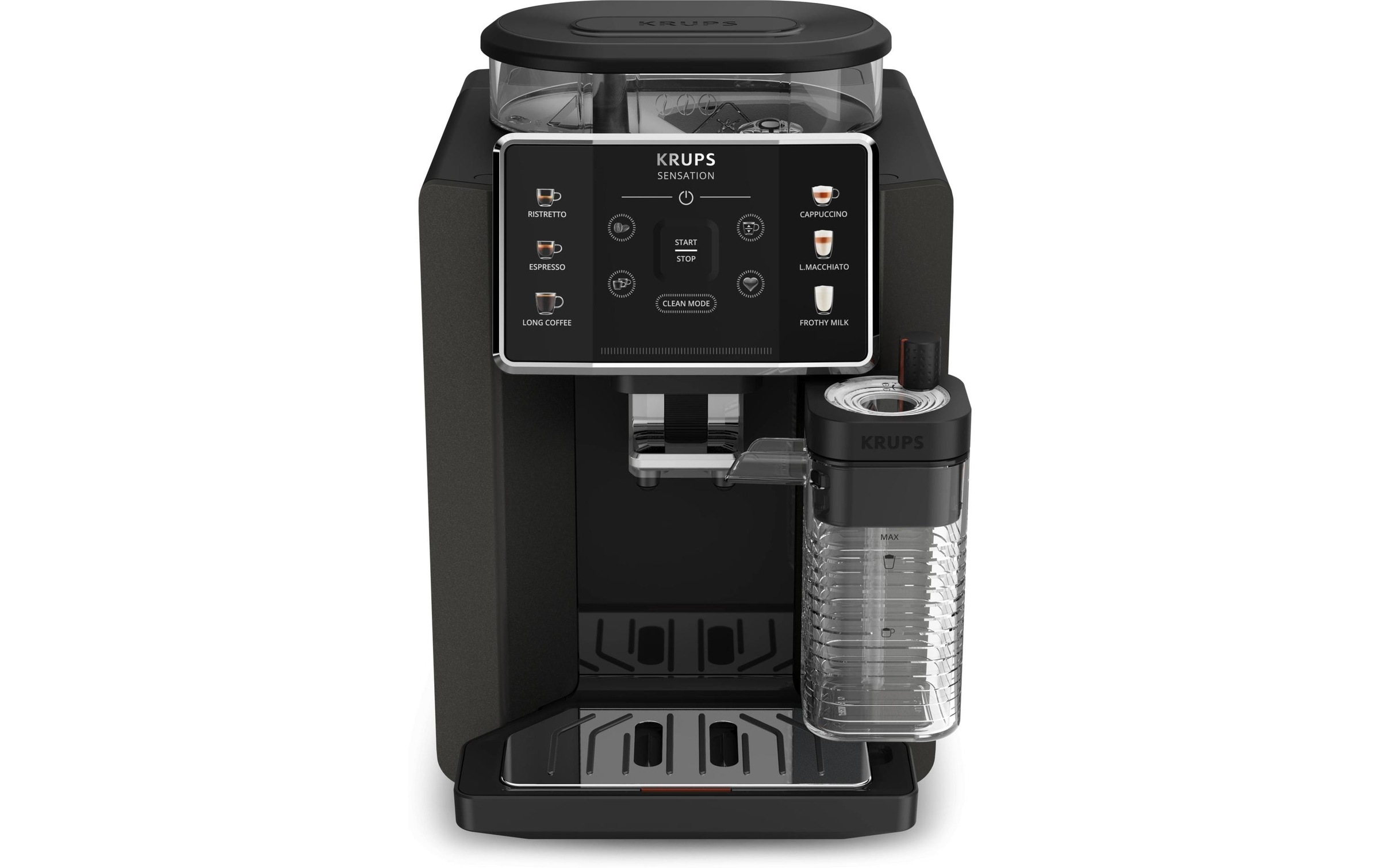 Krups Machine à café automatique »EA9128D Sensation Milk« 6 Kaffee- und Milchspezialitäten, aut. Reinigung, Metall-Brühgruppe