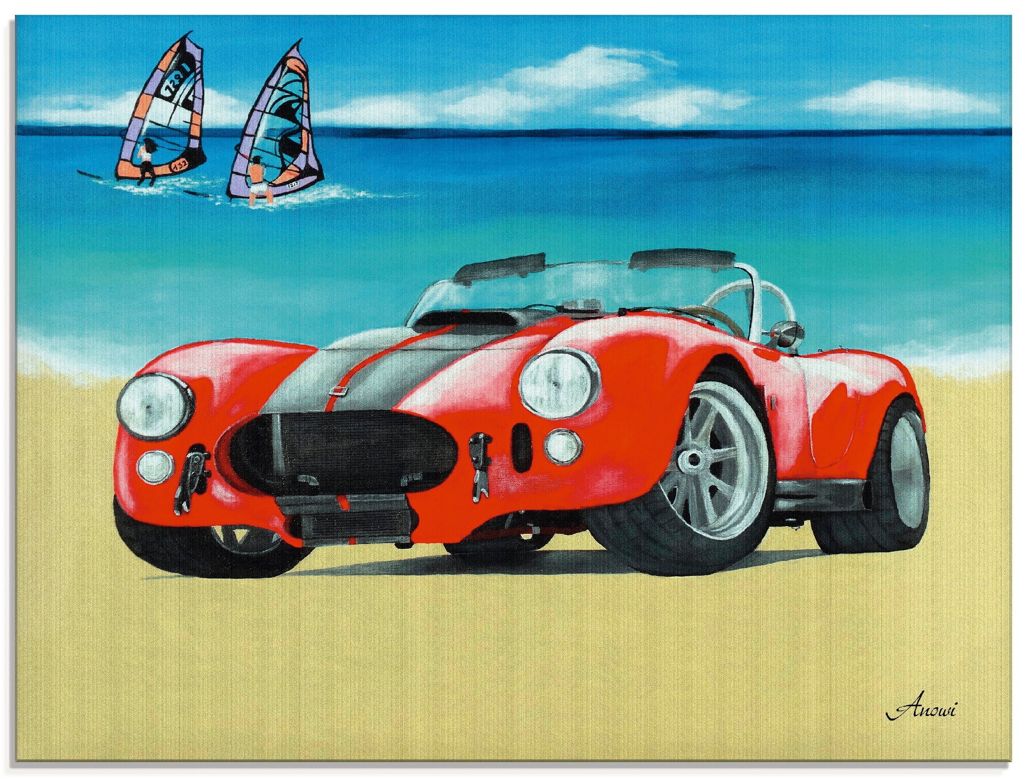 Image of Artland Glasbild »Cobra Shelby 1962«, Auto, (1 St.) bei Ackermann Versand Schweiz