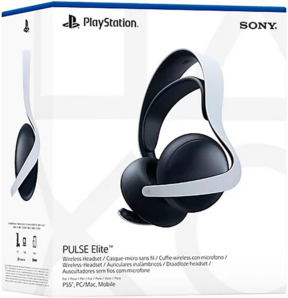 PlayStation 5 Gaming-Headset »PULSE Elite™ Wireless-Headset« Bluetooth Multi-Point-Verbindung | Rauschunterdrückung | Stummschaltung