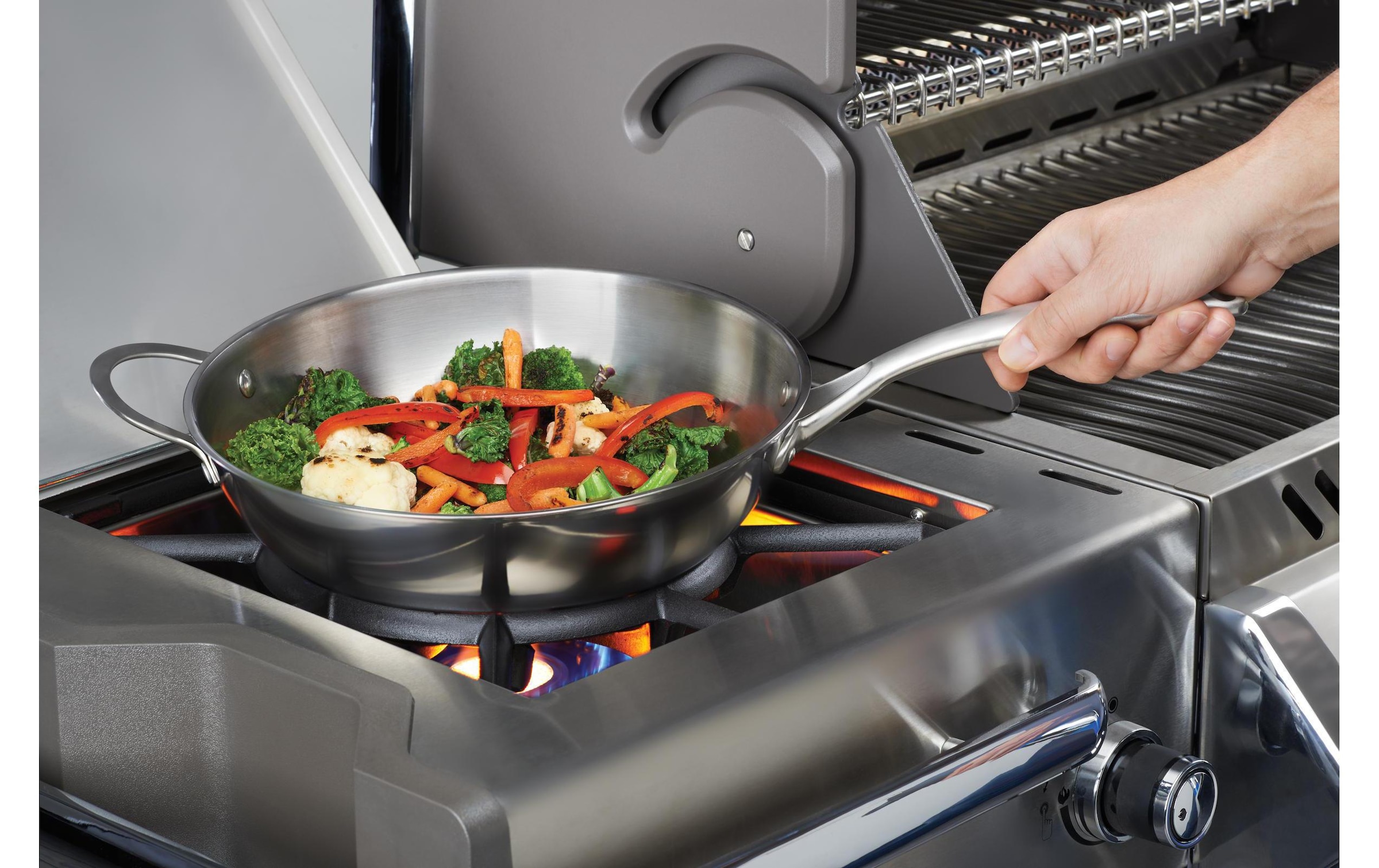 Wok »Napoleon Ø 30 cm«, Edelstahl