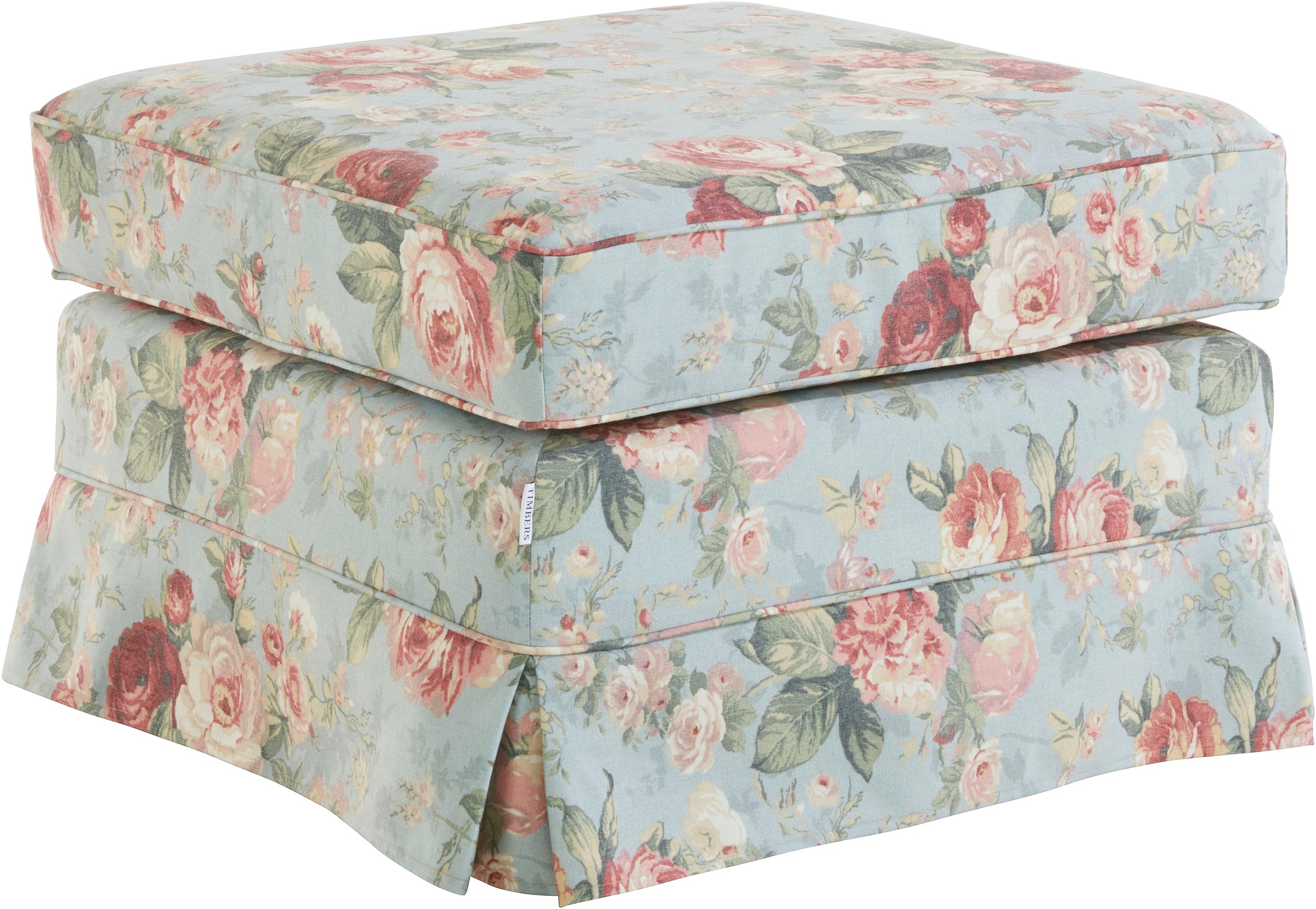 Home affaire Polsterhocker »Shadmoor« Hussenoptik, in uni oder mit Blumendruck, passend zur Shadmoor-Serie