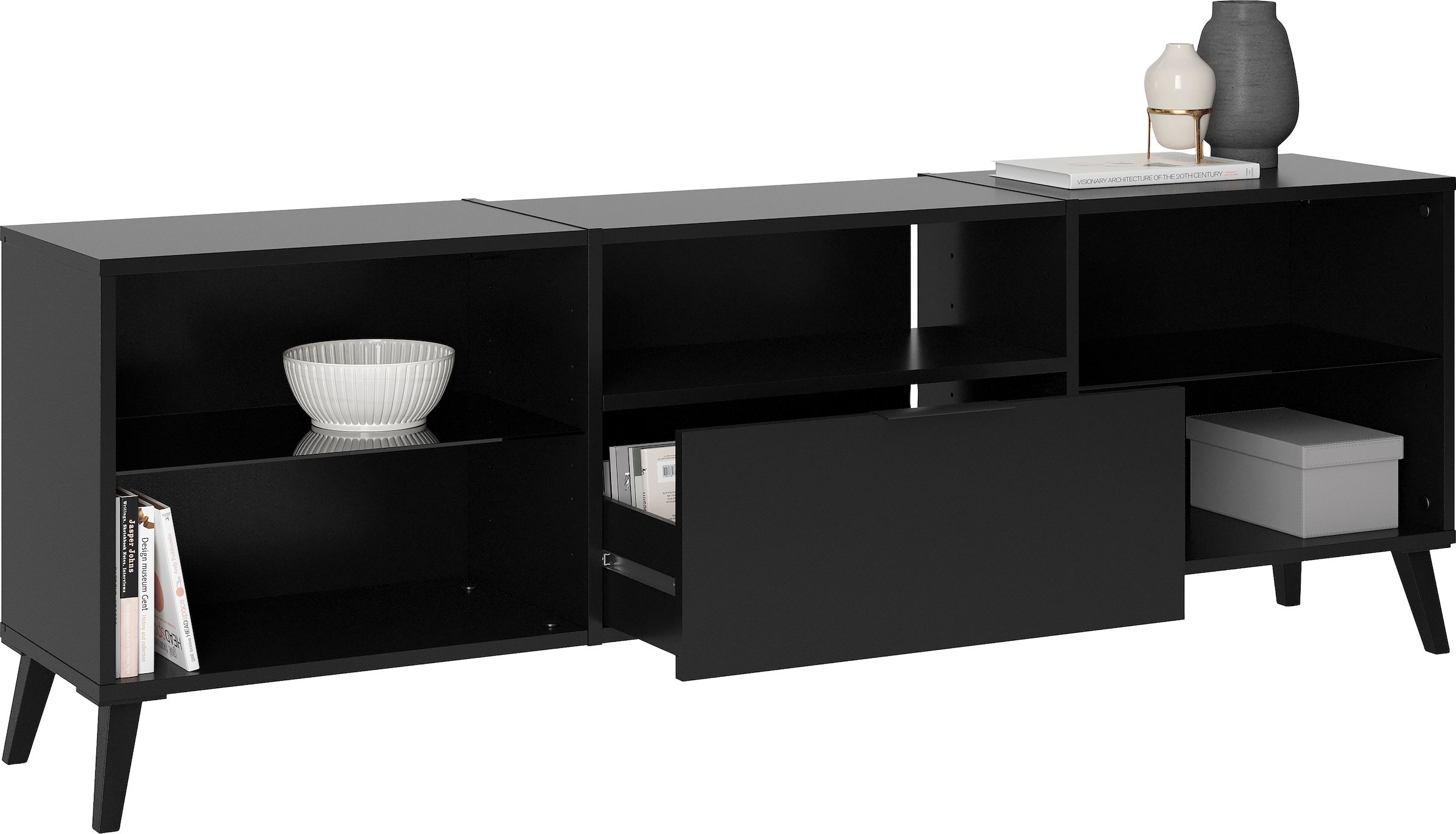 FMD TV-Board »Dark«, Breite 153,5 cm