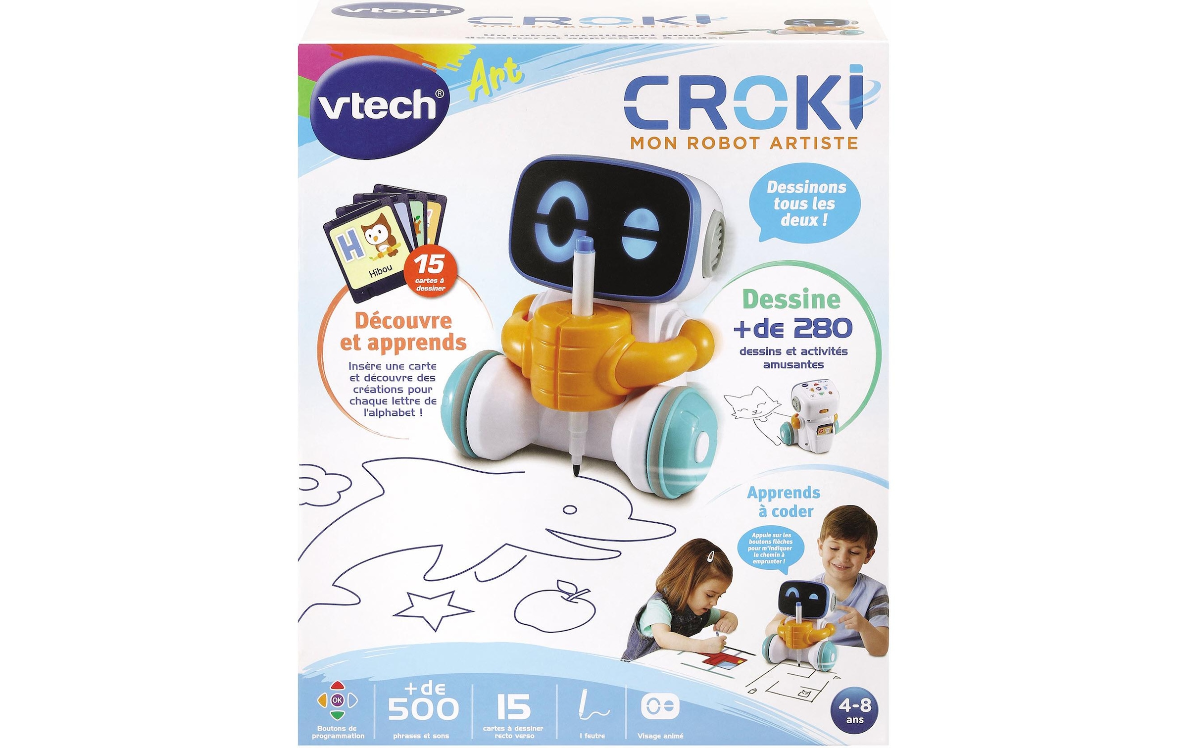 Vtech® Lernspielzeug »Croki, mon robot artiste«