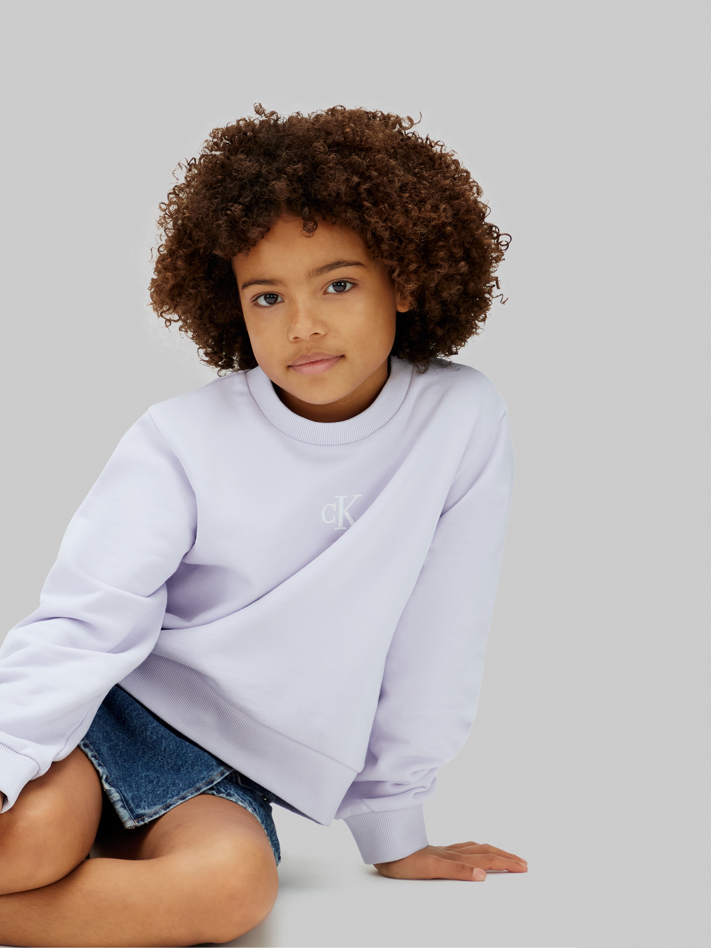 Calvin Klein Jeans Sweatshirt »CREWNECK SWEATSHIRT«, Regular fit für Kinder mit Rundhalsausschnitt
