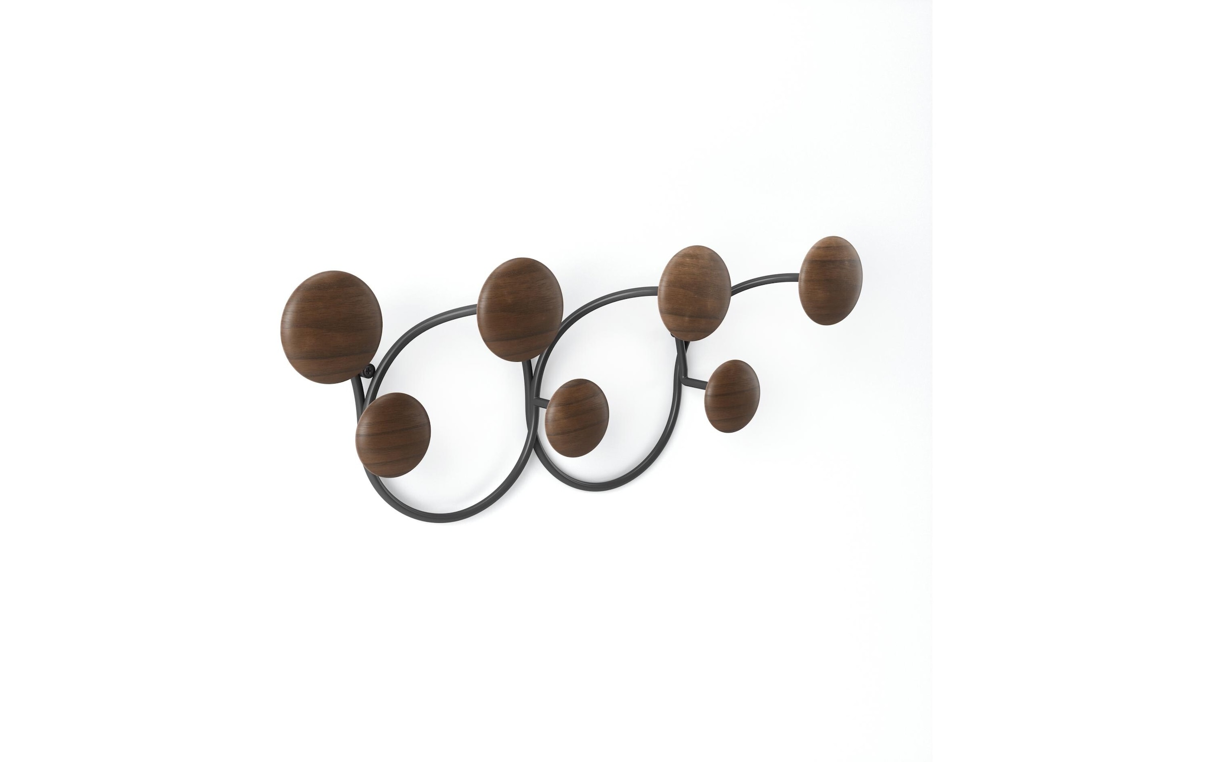 Umbra Garderobenleiste »Dotsy, Braun-Schwarz«, Holzart: Kiefer (China)