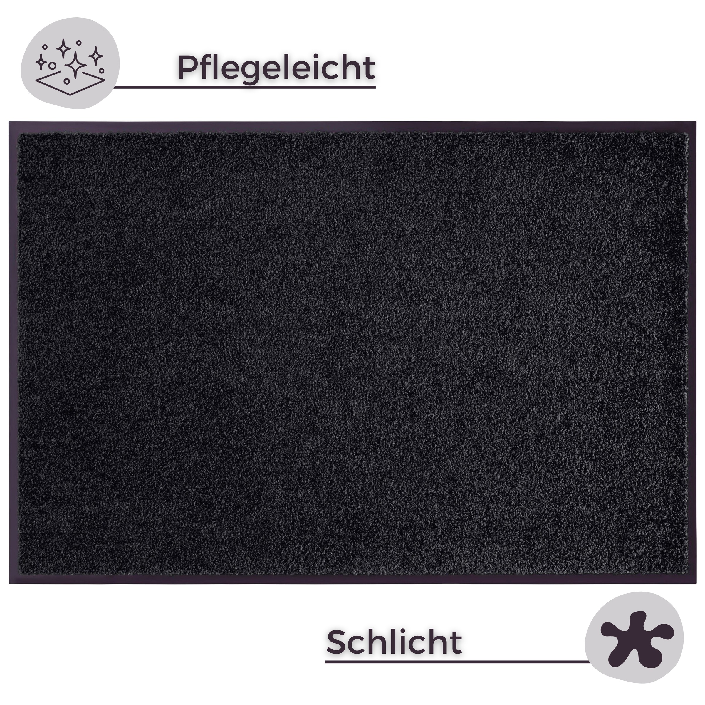 HANSE Home Tapis de sol »Wash & Clean« Rectangulaire 7 mm Höhe Schmutzfangmatte, Türmatte, In- und Outdoor, Teppich, Läufer, waschbar