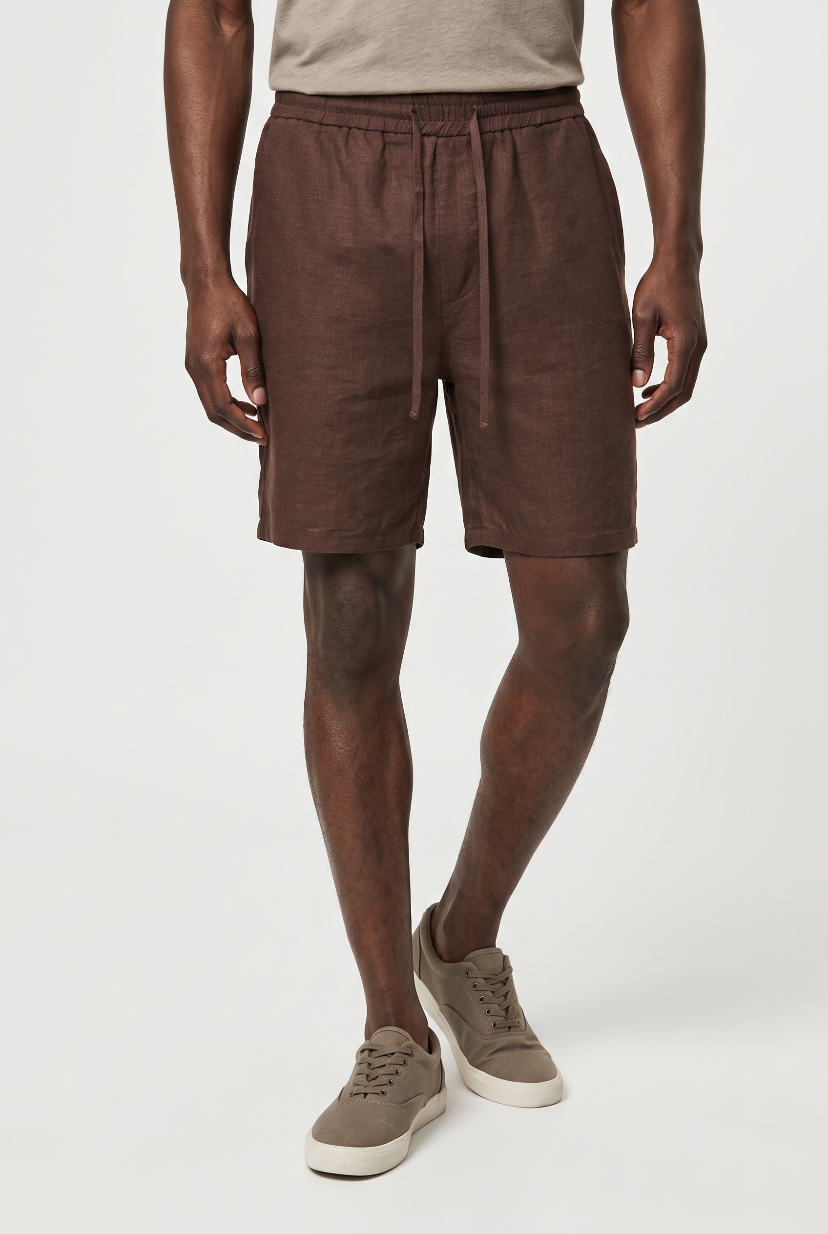Image of ONLY & SONS Shorts "ONSLAURENCE LINEN BLEND SHORTS NOOS" Viskosemischung, regular fit