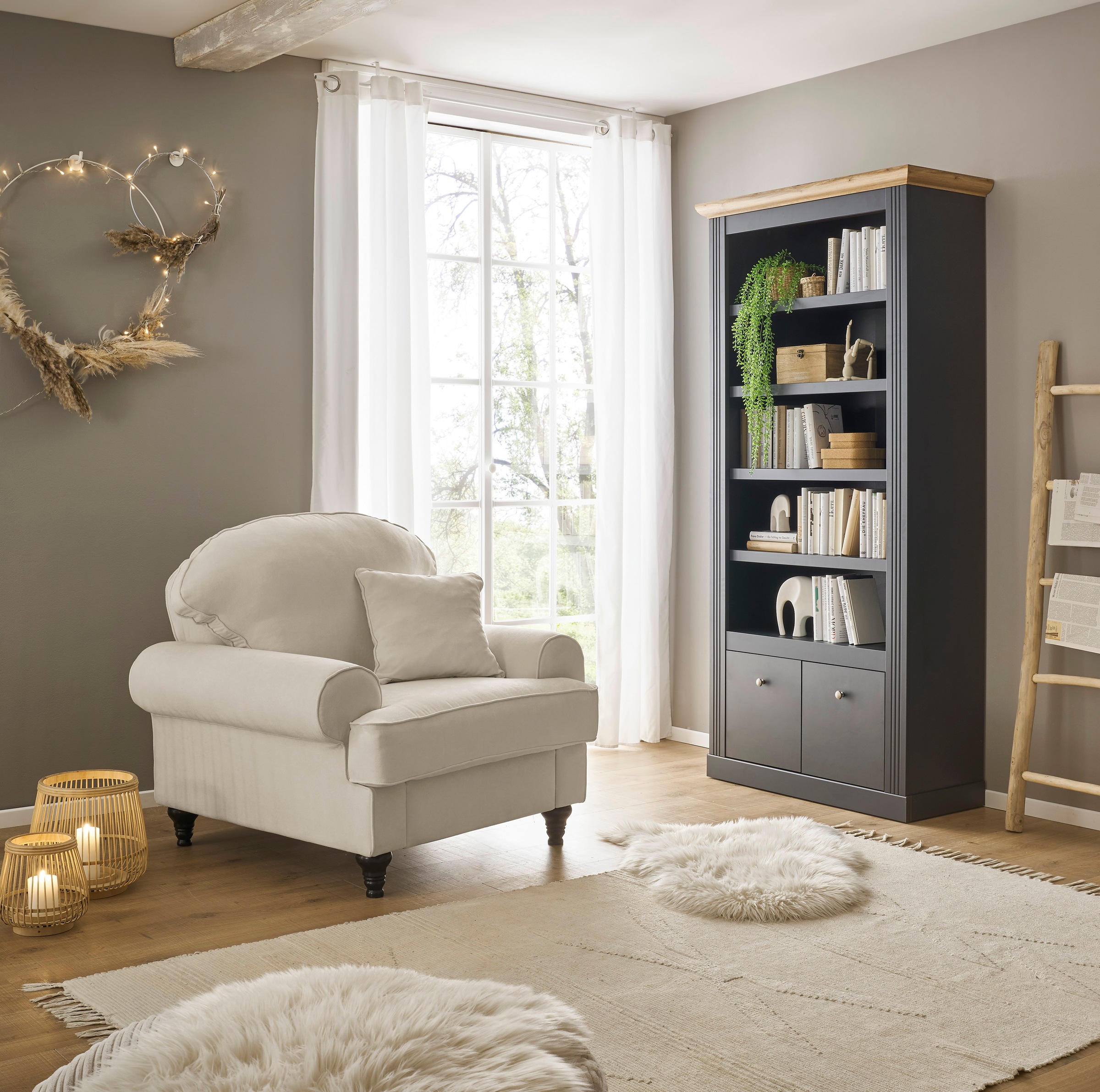 Home affaire Sessel »WESTMINSTER«, mit Federkern-Polsterung