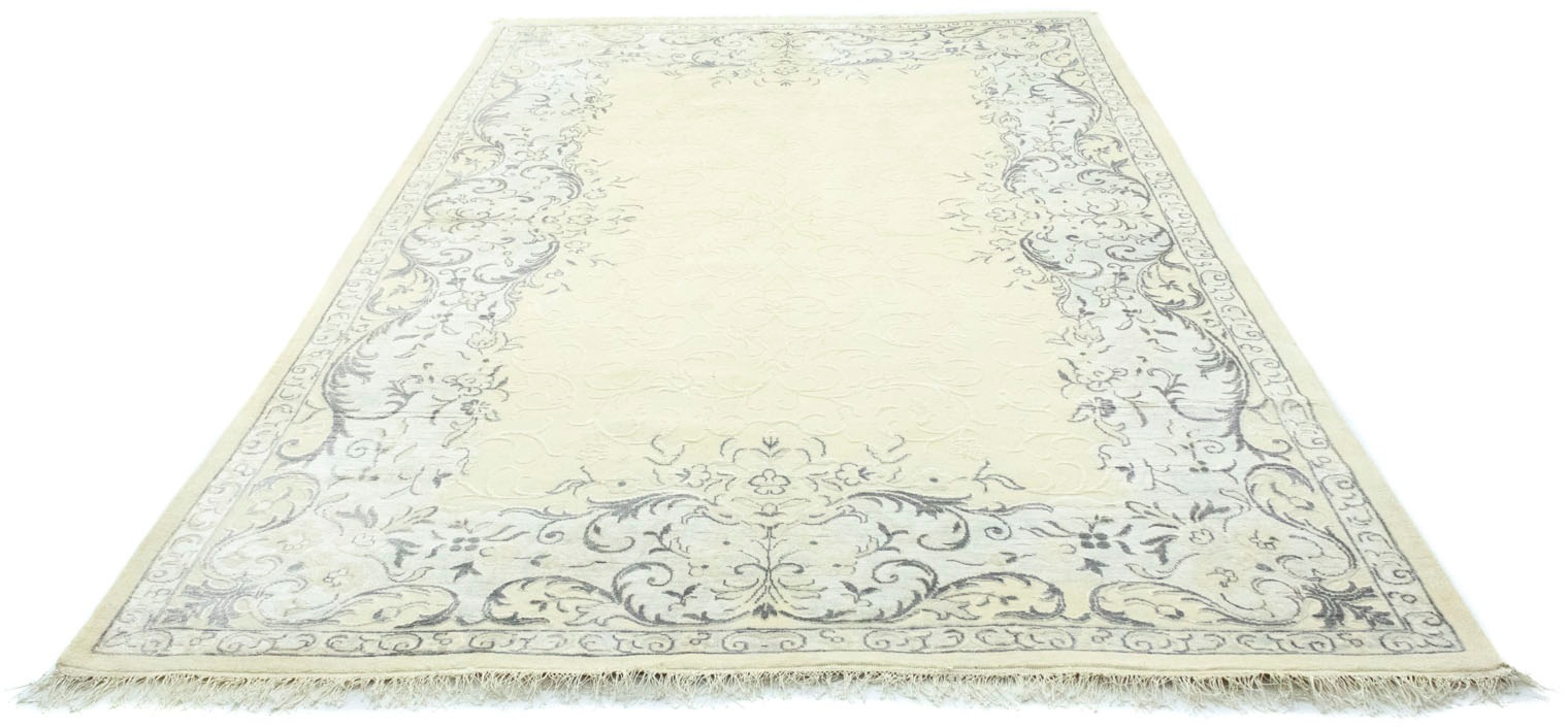 Image of morgenland Teppich »Designer Teppich handgeknüpft grün«, rechteckig, 7 mm Höhe bei Ackermann Versand Schweiz