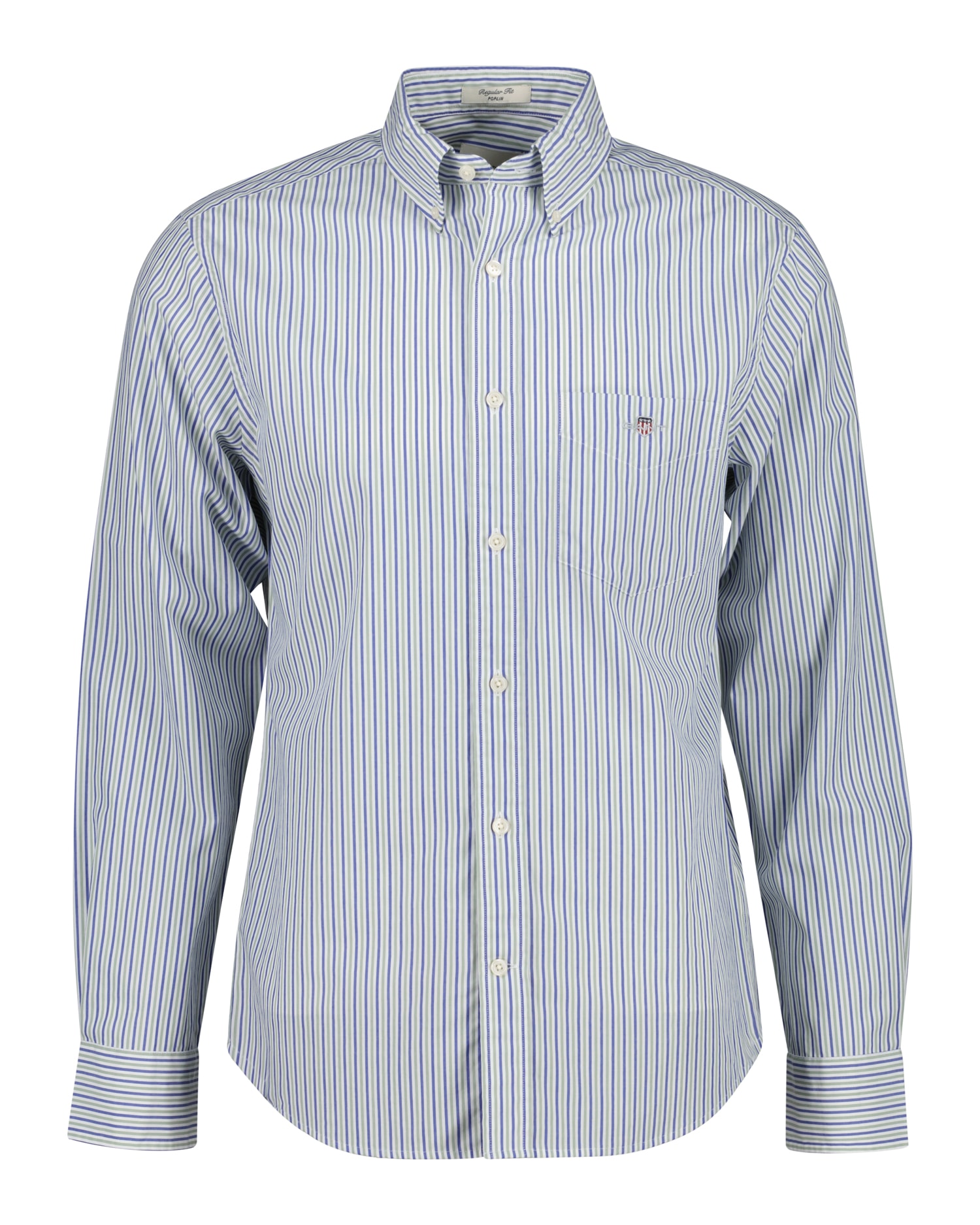 Gant Chemise à manches longues »REGULAR POPLIN STRIPE SHIRT« Coupe regular avec motif à rayures