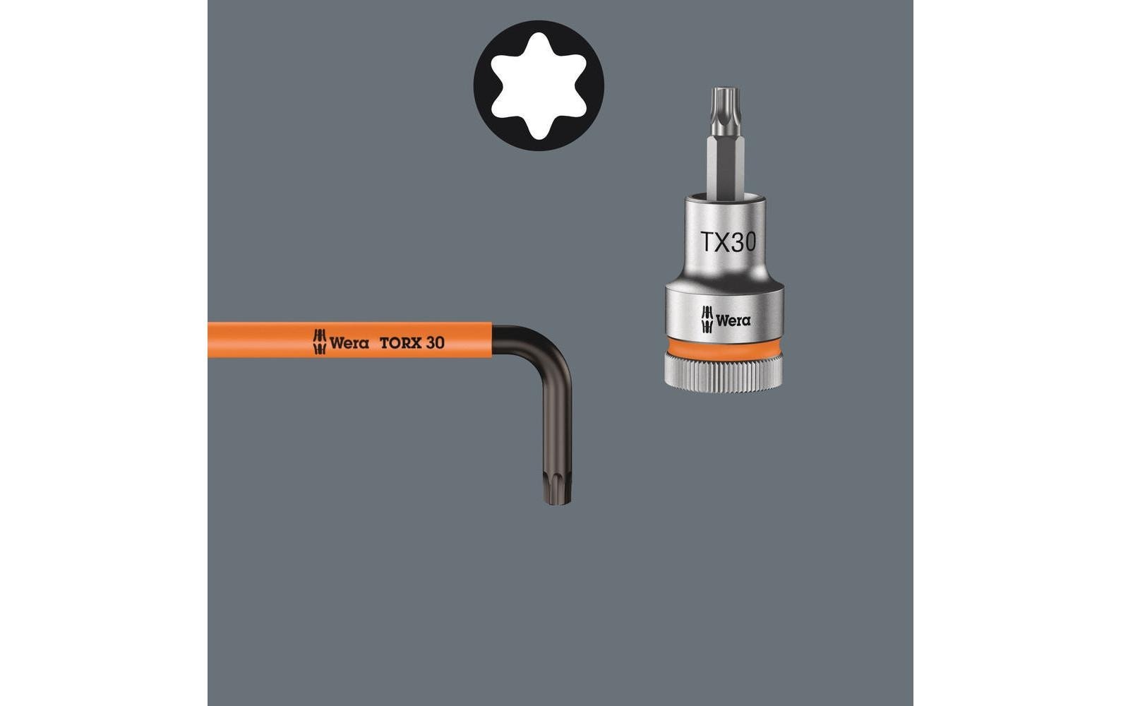 Wera Winkelschlüssel »T8-T40«, (9 St.)