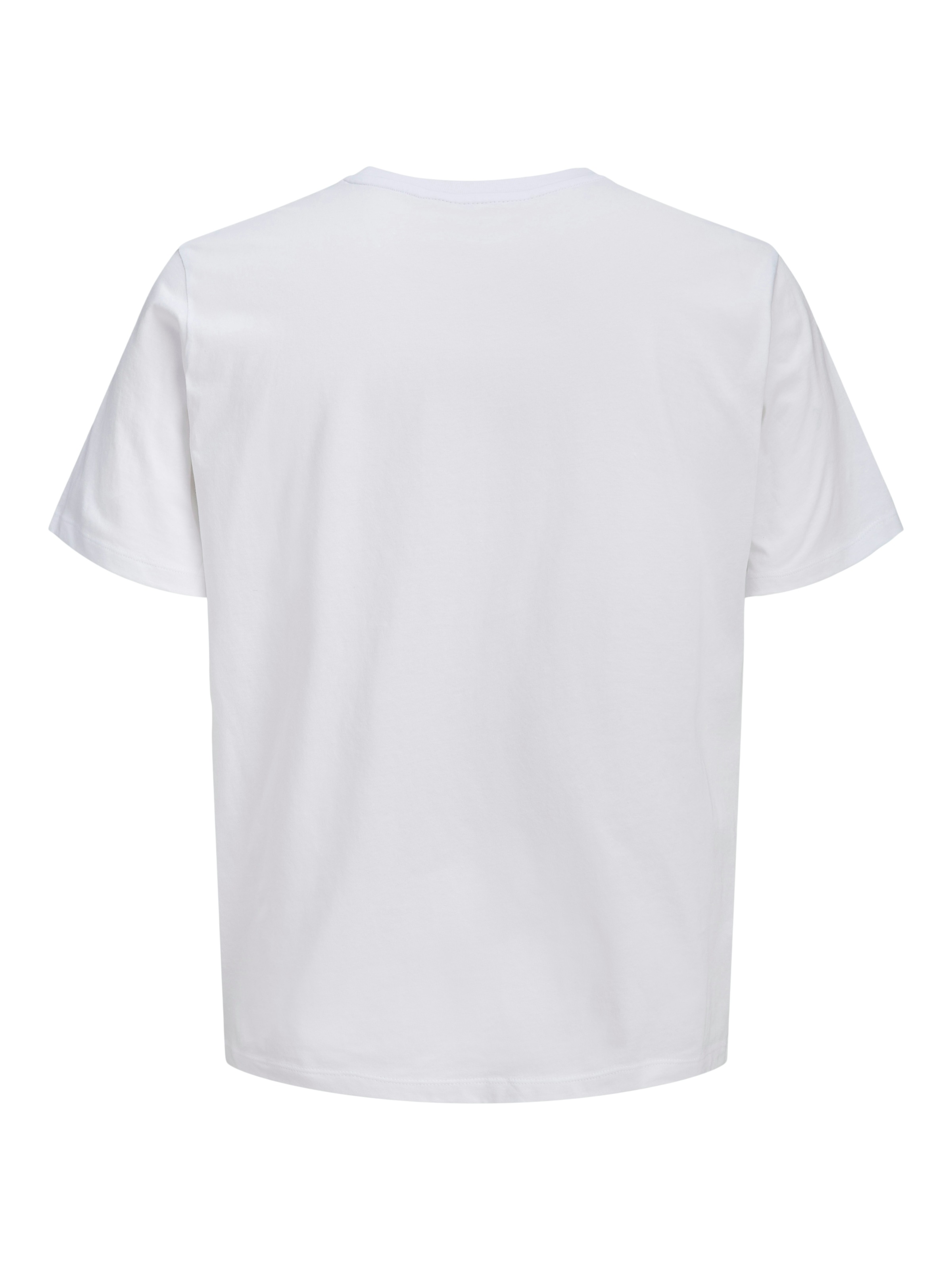 Jack & Jones Rundhalsshirt »JJCOLE PRINT TEE SS CREW NECK«
