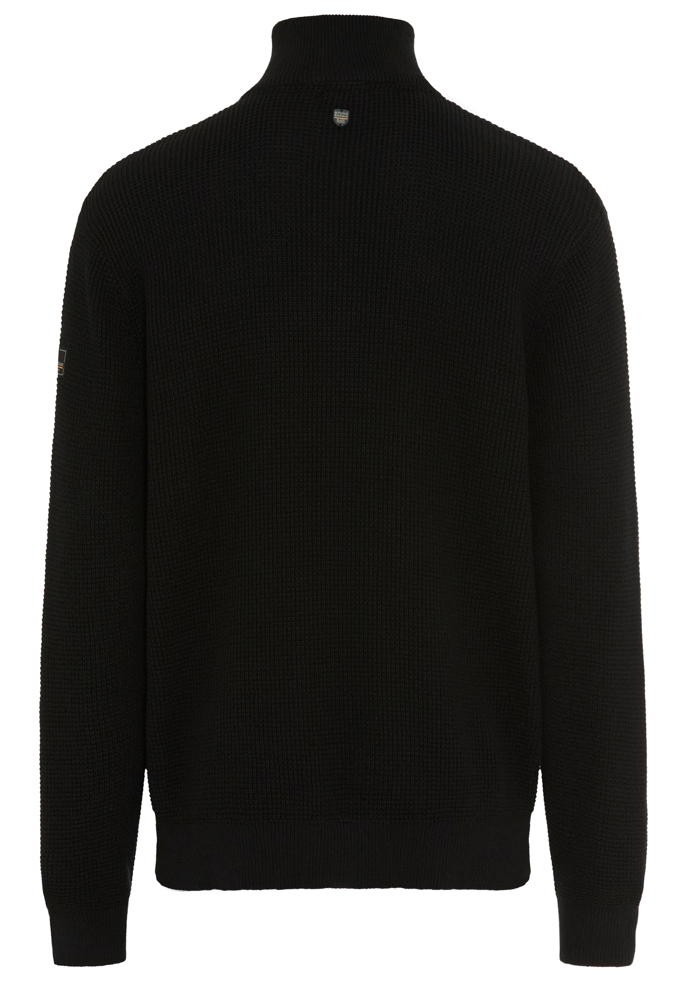 Bruno Banani Troyer »mit modischer Reissverschlussblende« Markante Strickstruktur trifft auf cleane Details.. modisch, elegant