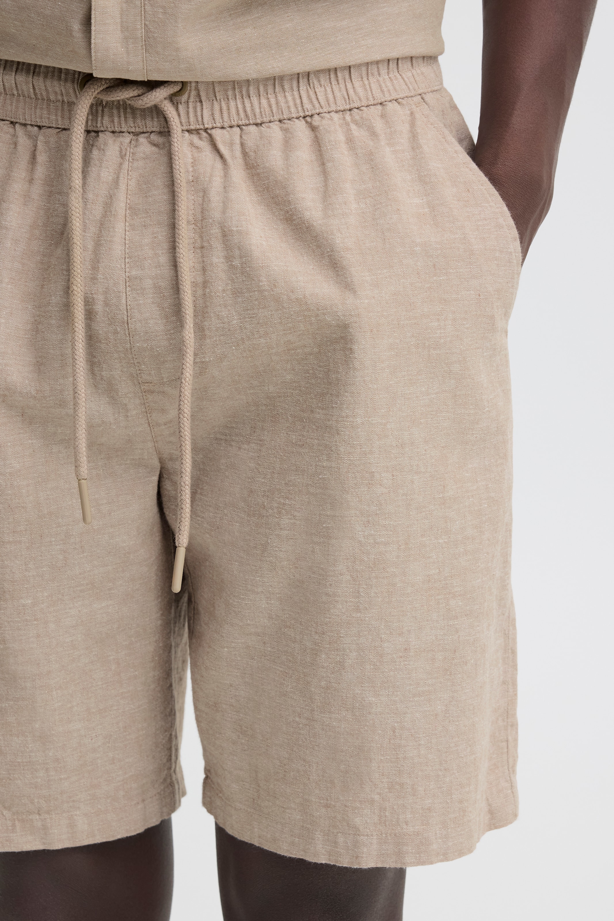 Blend Short »BHABAN LIN SHORTS PP NOOS«  Mélange de coton, coupe décontractée, en lin