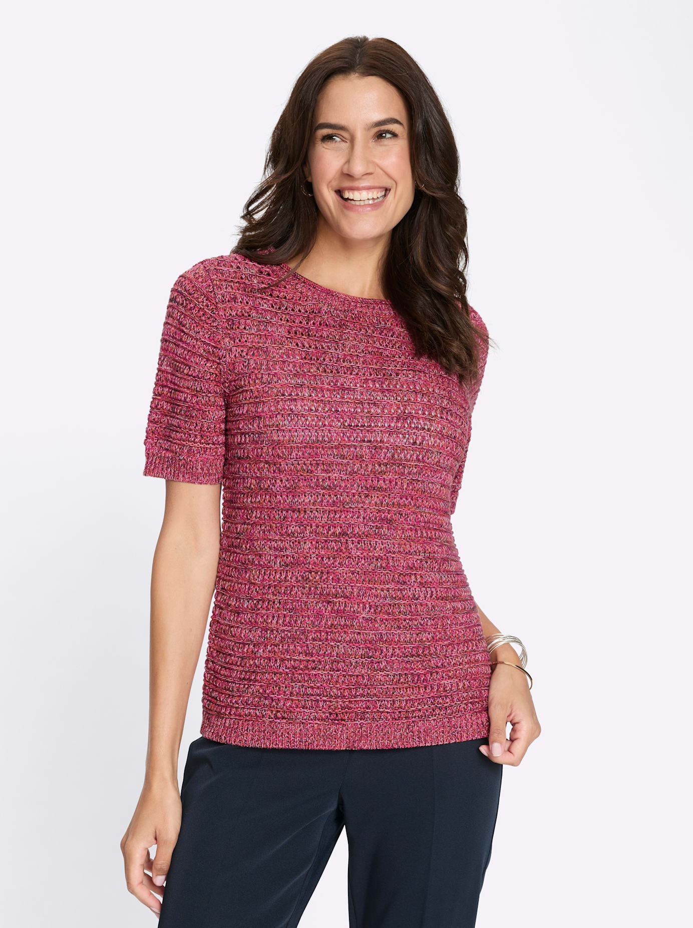 Inspirationen Strickpullover »Baumwoll-Pullover«